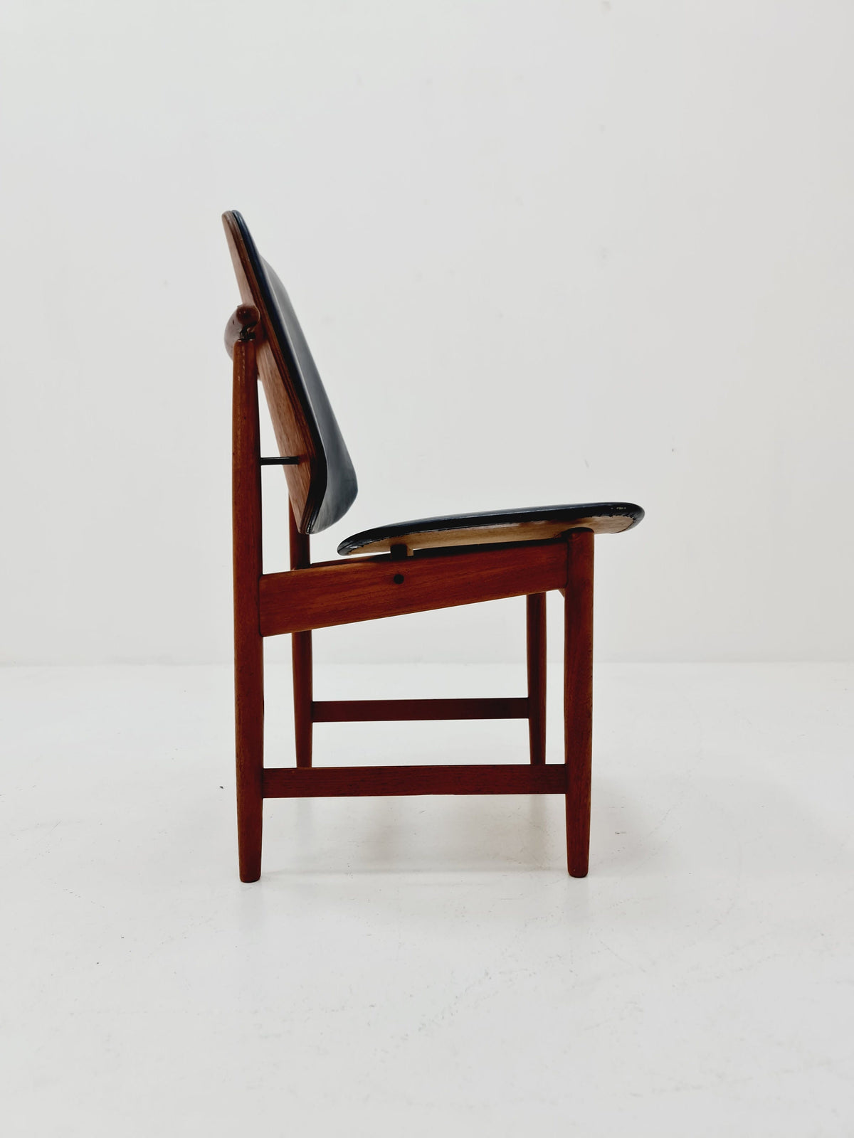 Danish teak and leather chair by Arne Vodder for France & Daverkosen, 1960s