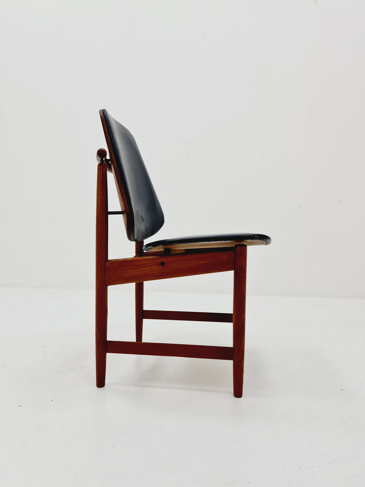 Danish teak and leather chair by Arne Vodder for France & Daverkosen, 1960s