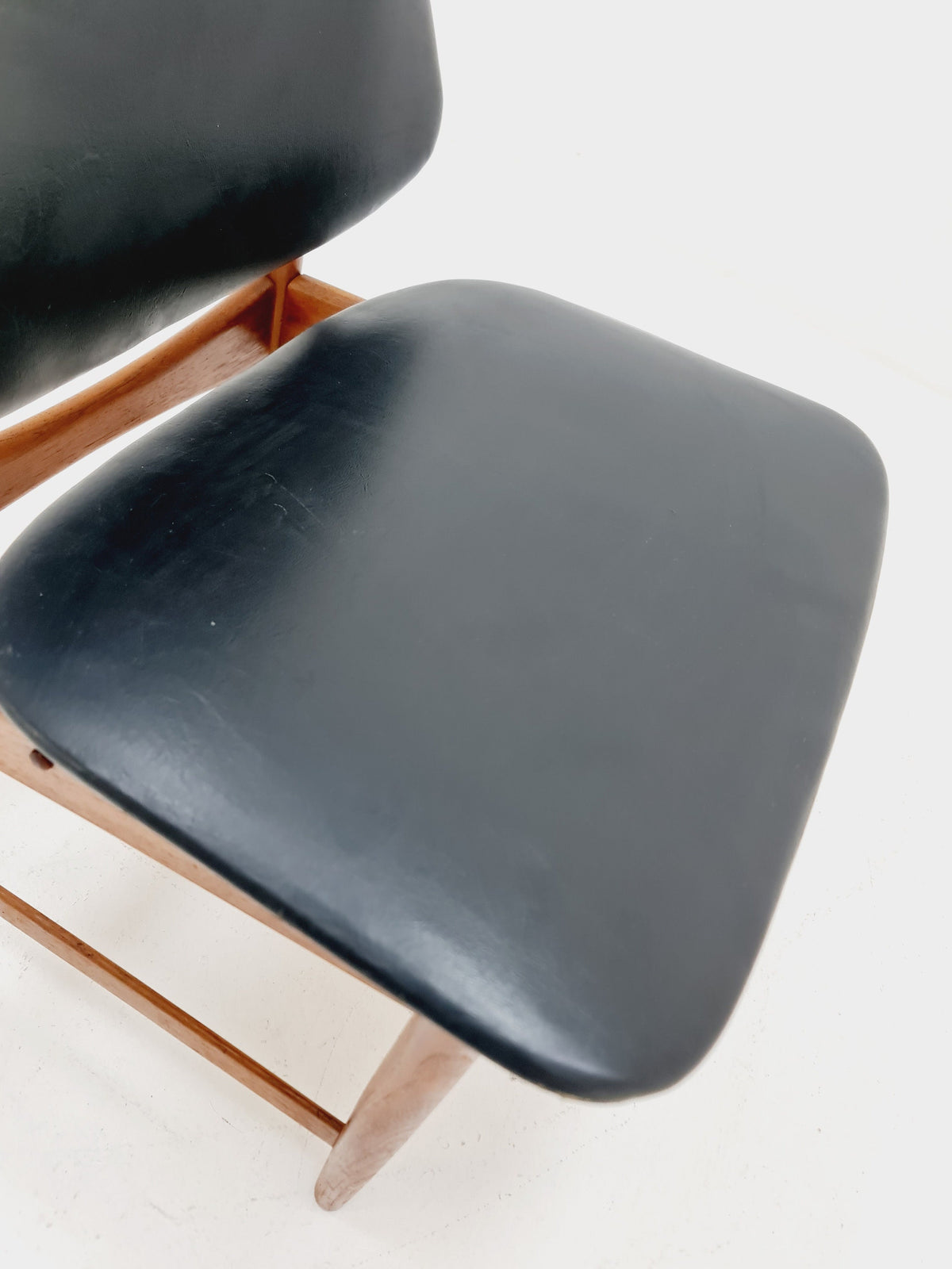Danish teak and leather chair by Arne Vodder for France & Daverkosen, 1960s