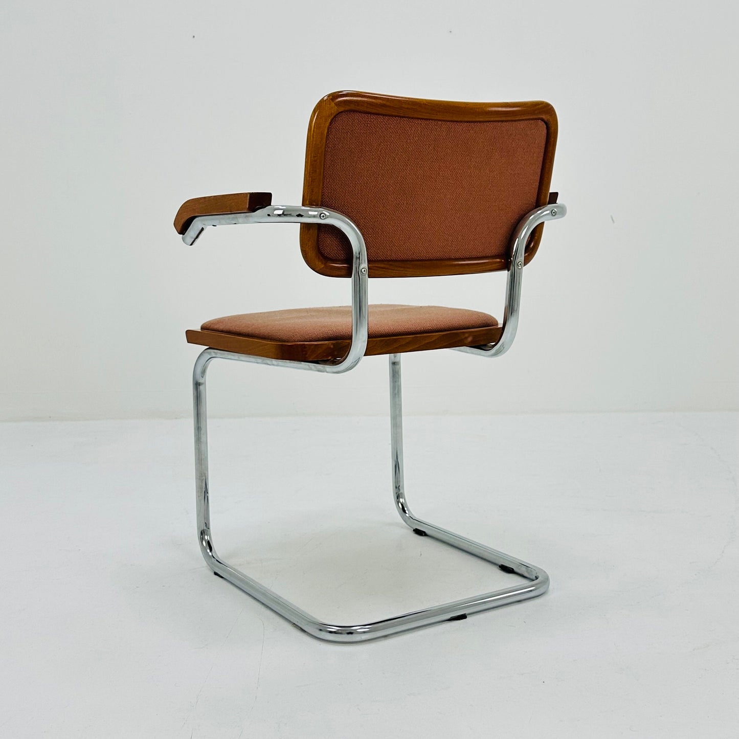 1 of 6 Marcel Breuer B32 upholstered Cesca Armchair, bauhaus design by Bene