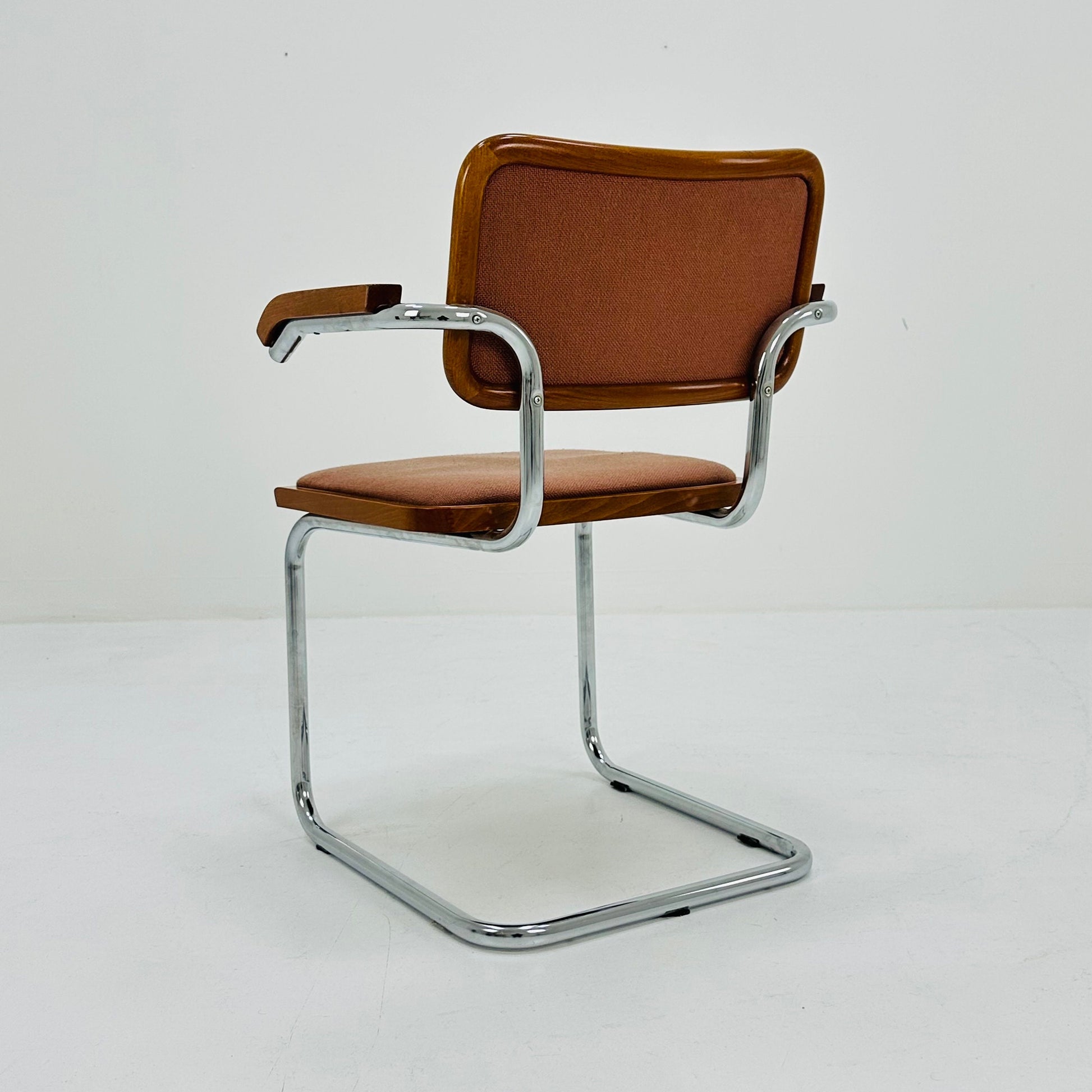 1 of 6 Marcel Breuer B32 upholstered Cesca Armchair, bauhaus design by Bene