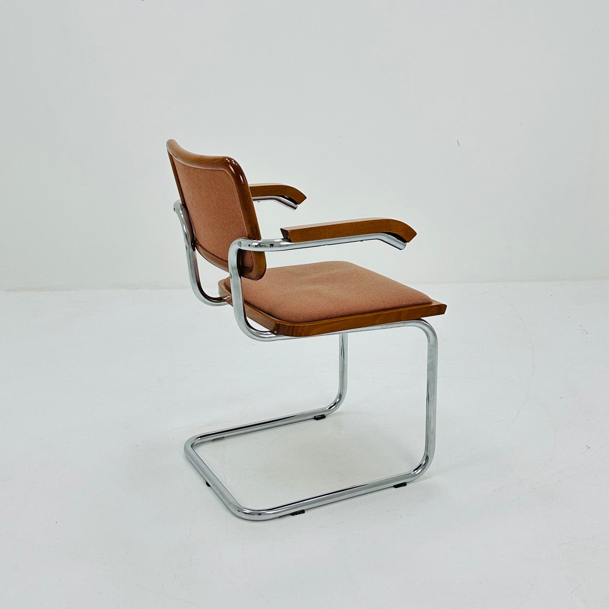 1 of 6 Marcel Breuer B32 upholstered Cesca Armchair, bauhaus design by Bene