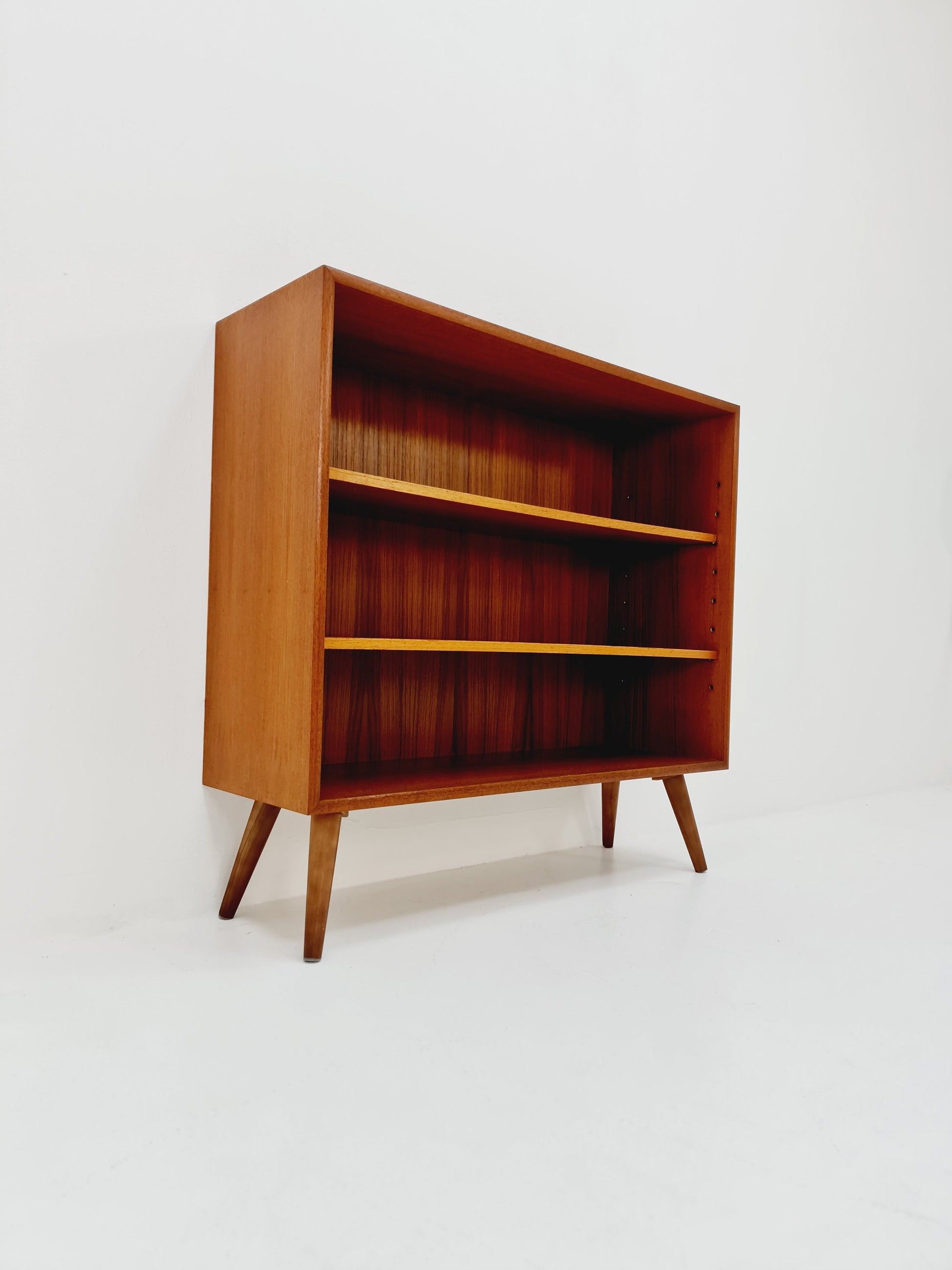 Vintage German teak cabinet sideboard By KMK , 1960s
