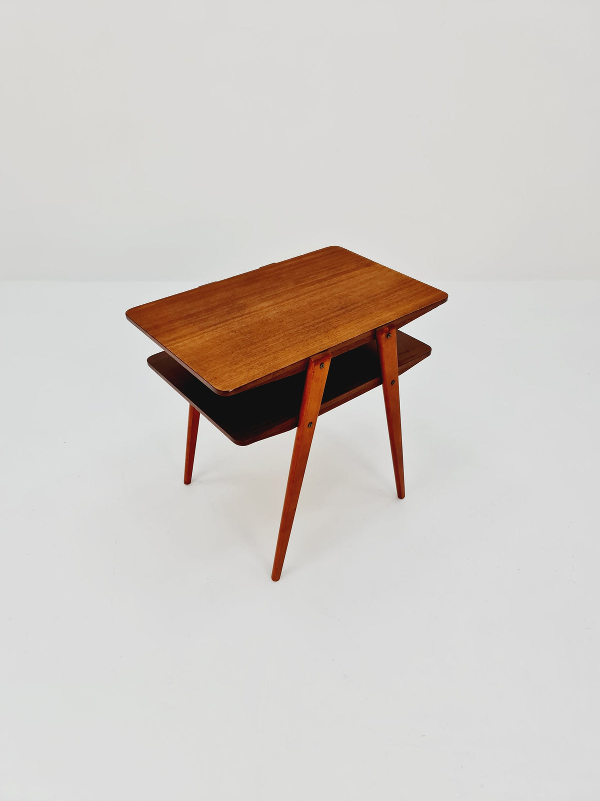 Swedish Mid century Mahogany nightstands, side tables by Albert’s Möbelfabrik, 1960s