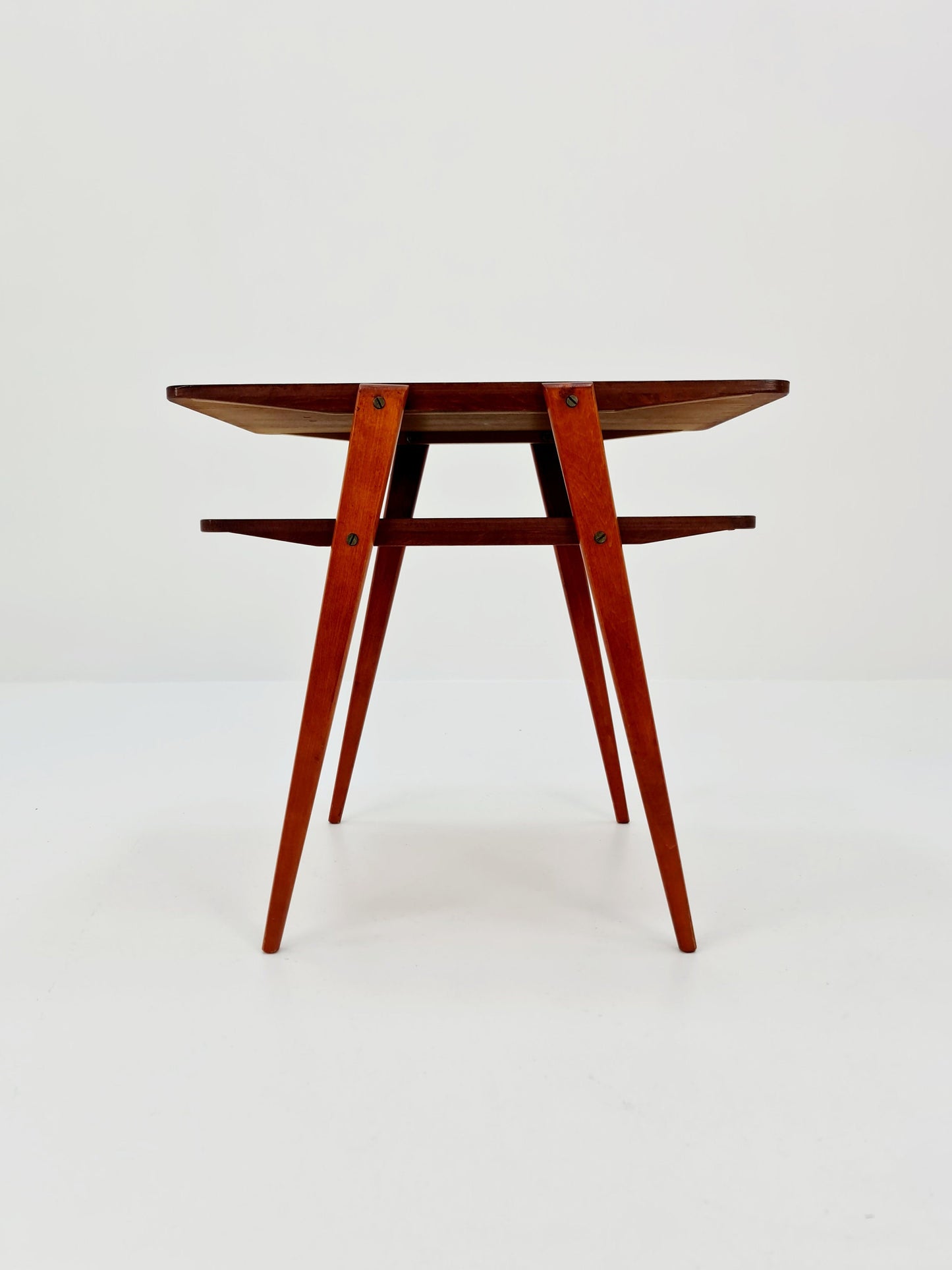Swedish Mid century Mahogany nightstands, side tables by Albert’s Möbelfabrik, 1960s