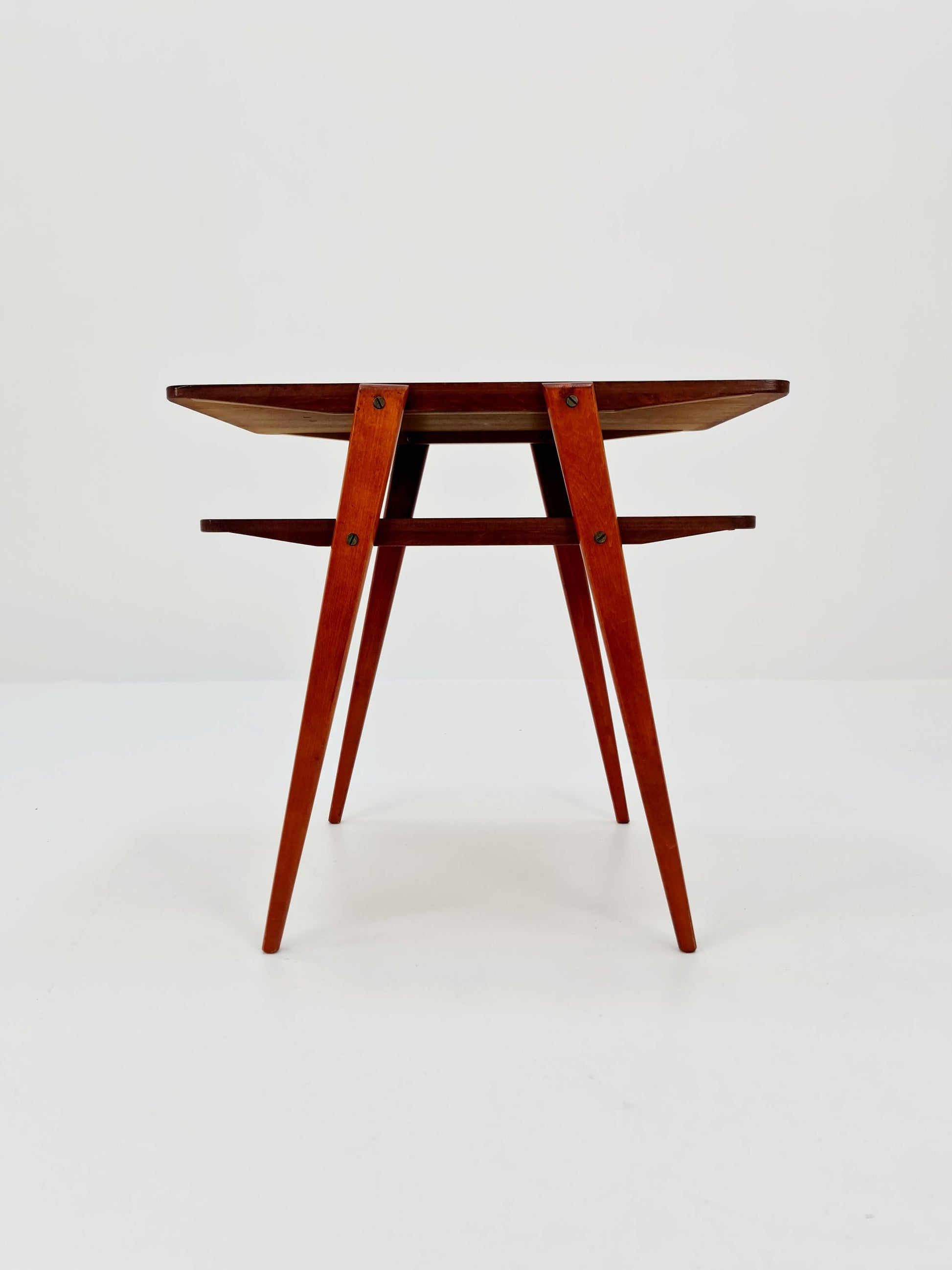 Swedish Mid century Mahogany nightstands, side tables by Albert’s Möbelfabrik, 1960s