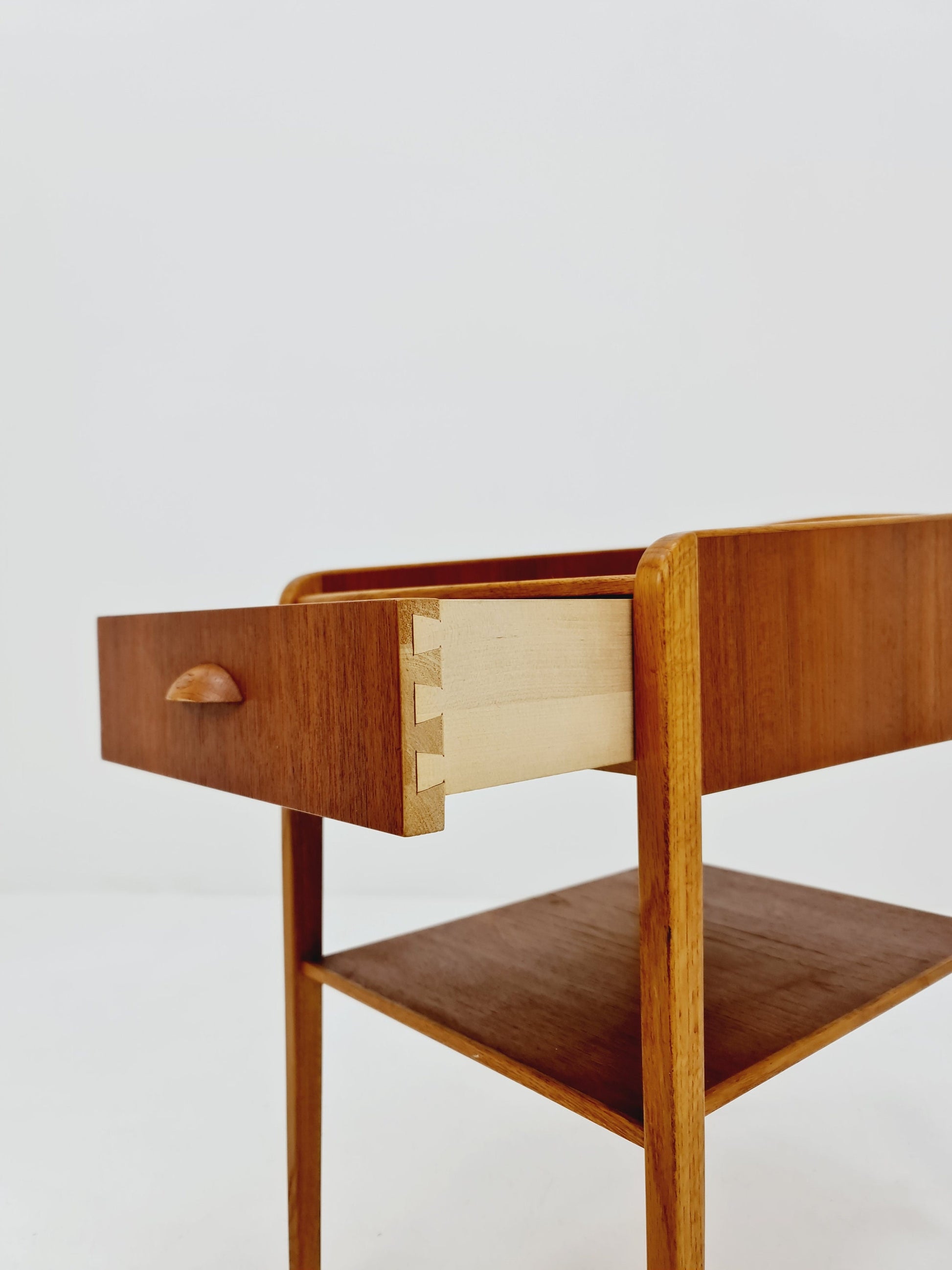 Midcentury danish Teak Vintage Side table by A.B Erik Andersson straight from the sixties