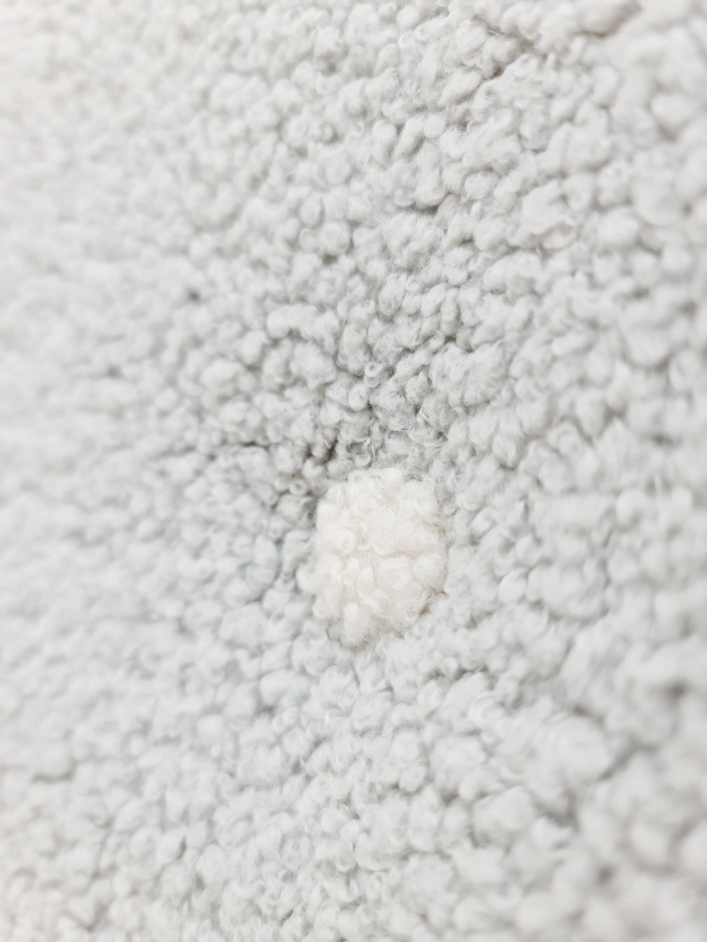 Danish Rocking Chair by Soren Geoorg Jensen With Teddy Fabric , 1950s