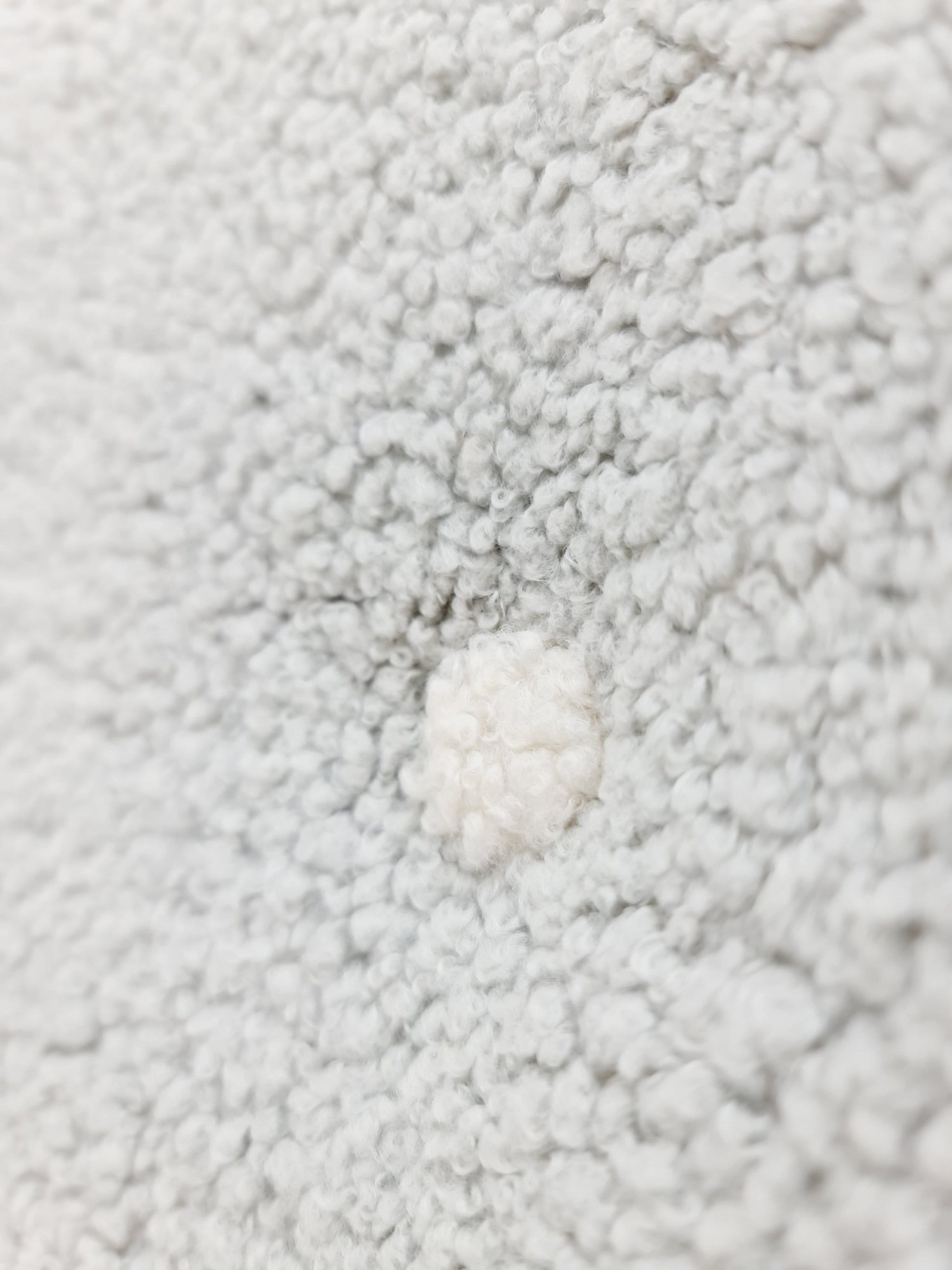 Danish Rocking Chair by Soren Geoorg Jensen With Teddy Fabric , 1950s