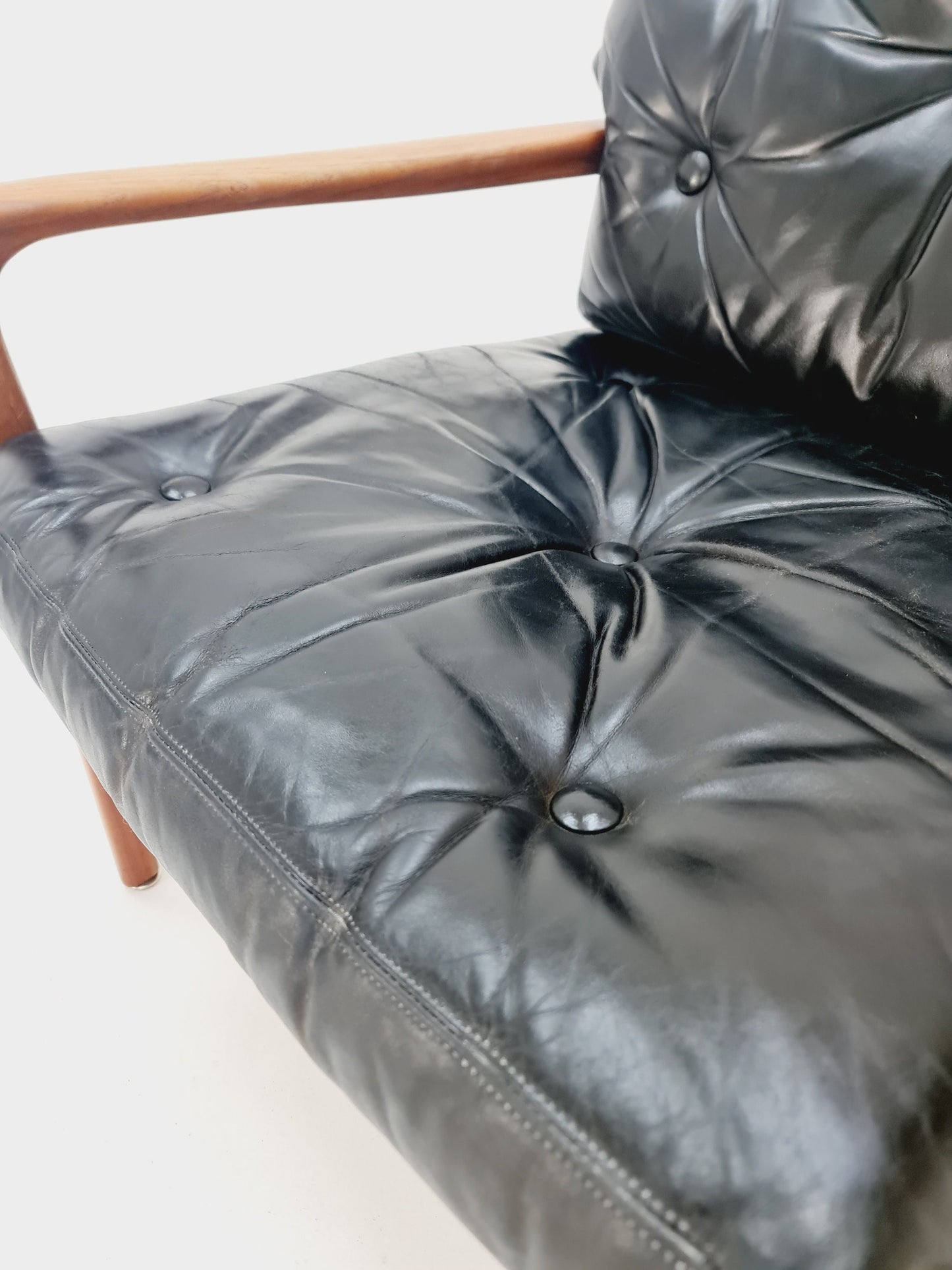 Midcentury Taek easy chairs by Eugen Schmidt for Soloform, Germany, 1960s,