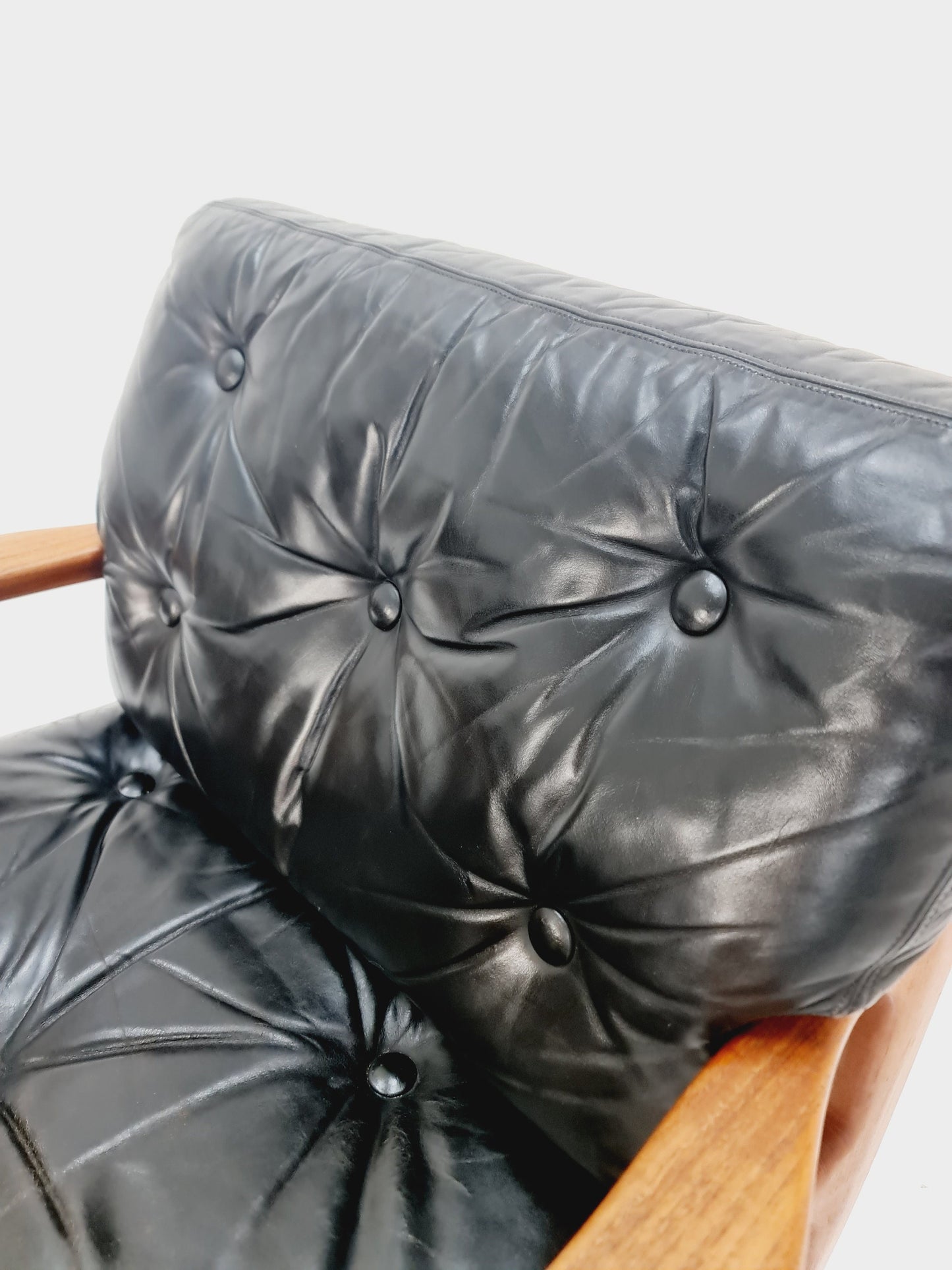 Midcentury Taek easy chairs by Eugen Schmidt for Soloform, Germany, 1960s,