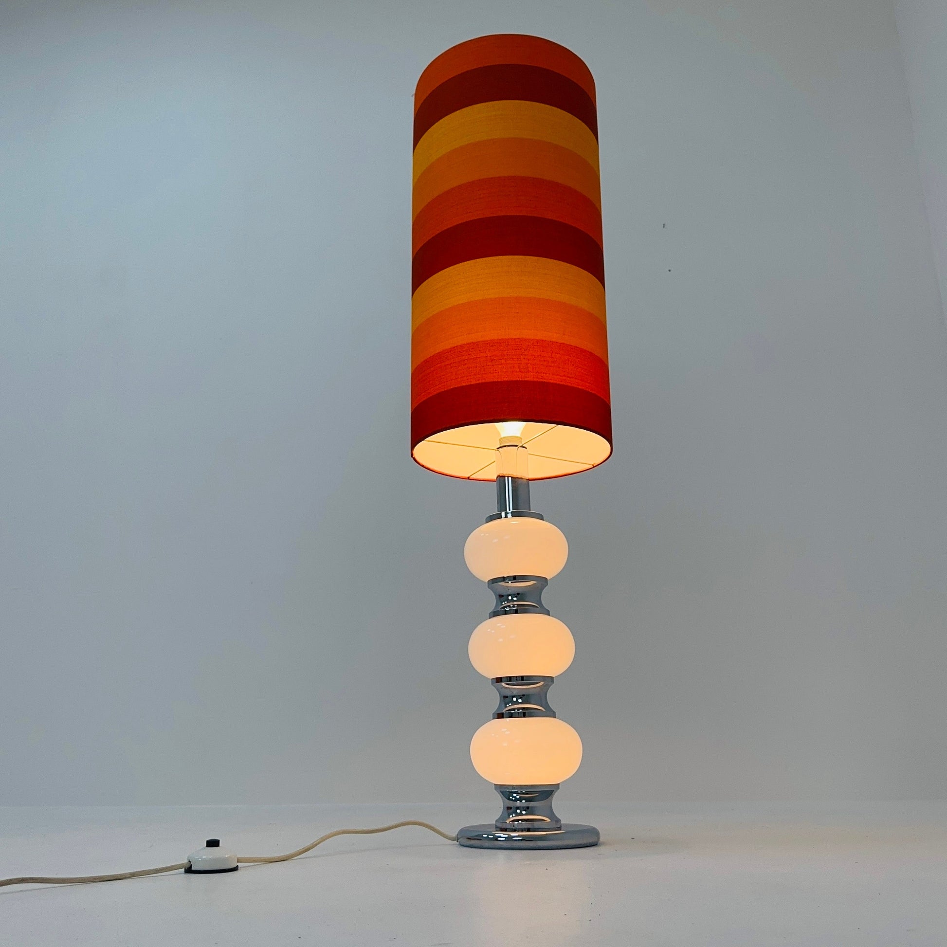 Space age Large floor lamp by Sölken Leuchten Germany 1970s