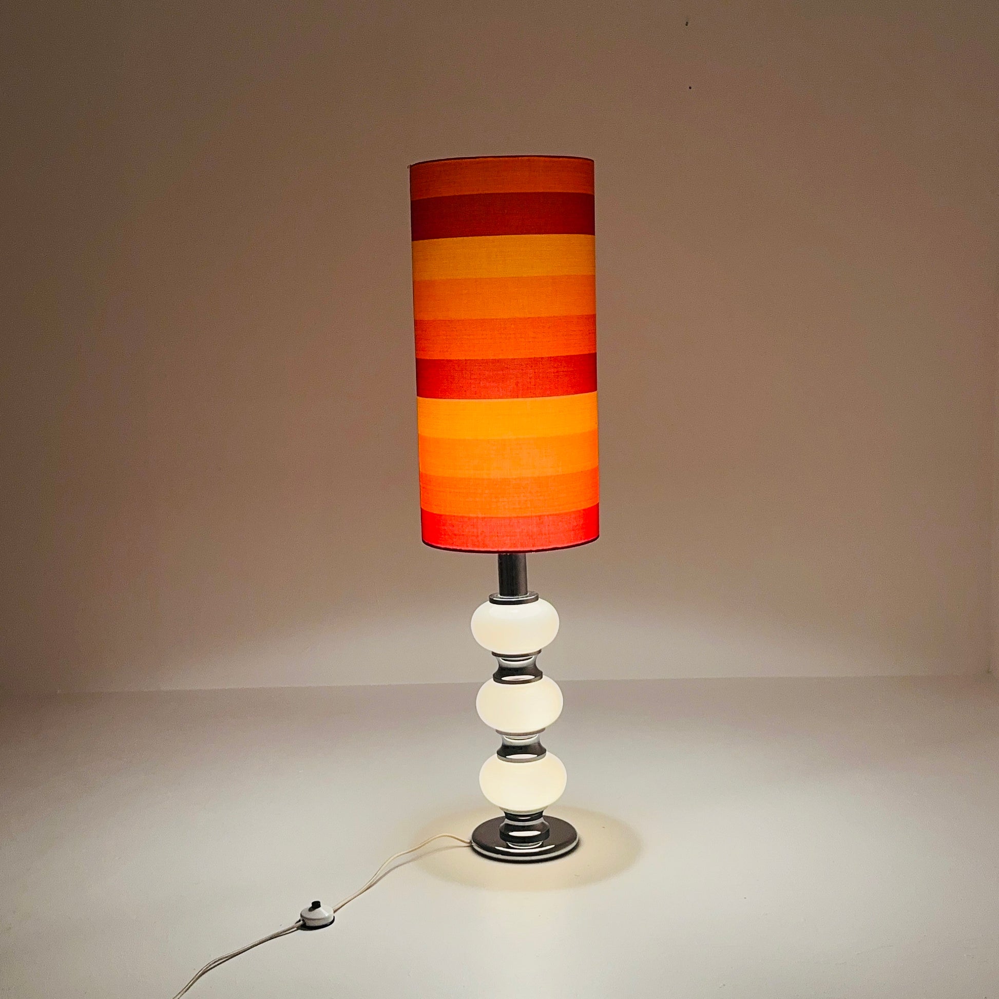 Space age Large floor lamp by Sölken Leuchten Germany 1970s