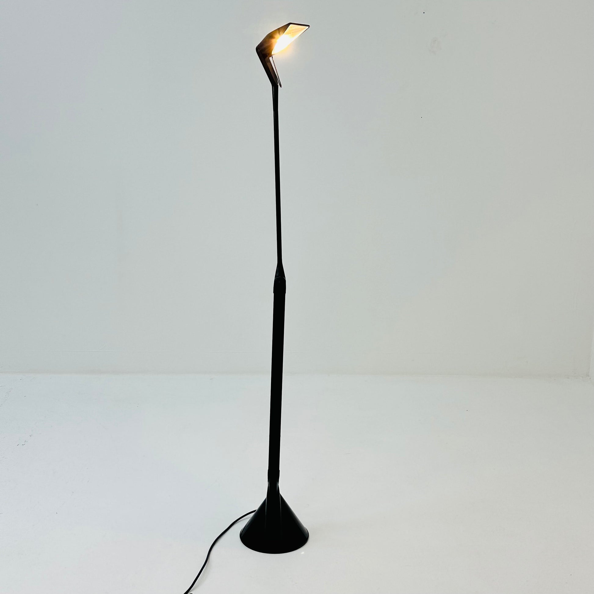 Black Aluminum Zelig Table Lamp by Walter A. Monici for Lumina, 1980s