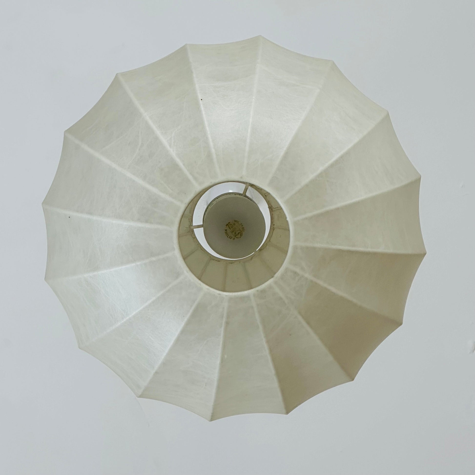 Mid century Cocoon Round Italian pendant light cocoon pendant lamp by Achille Castiglioni , 1960s