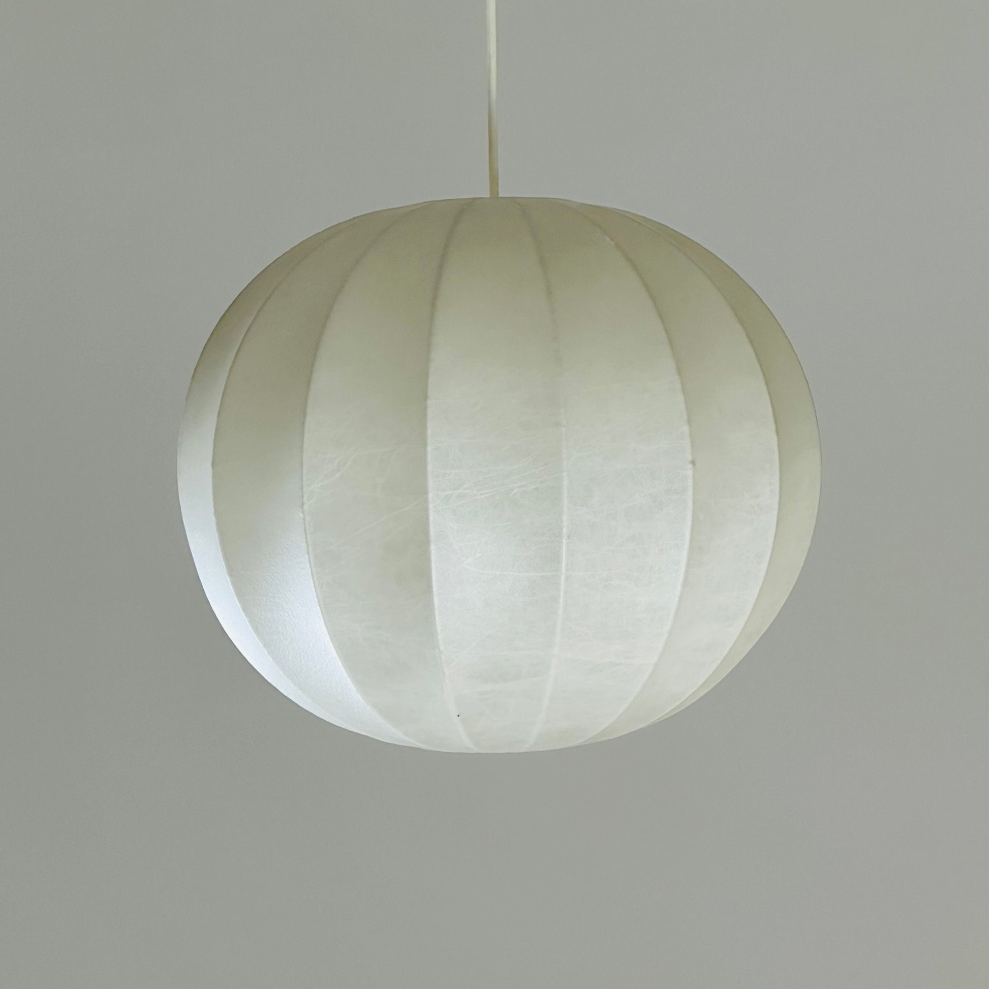 Mid century Cocoon Round Italian pendant light cocoon pendant lamp by Achille Castiglioni , 1960s