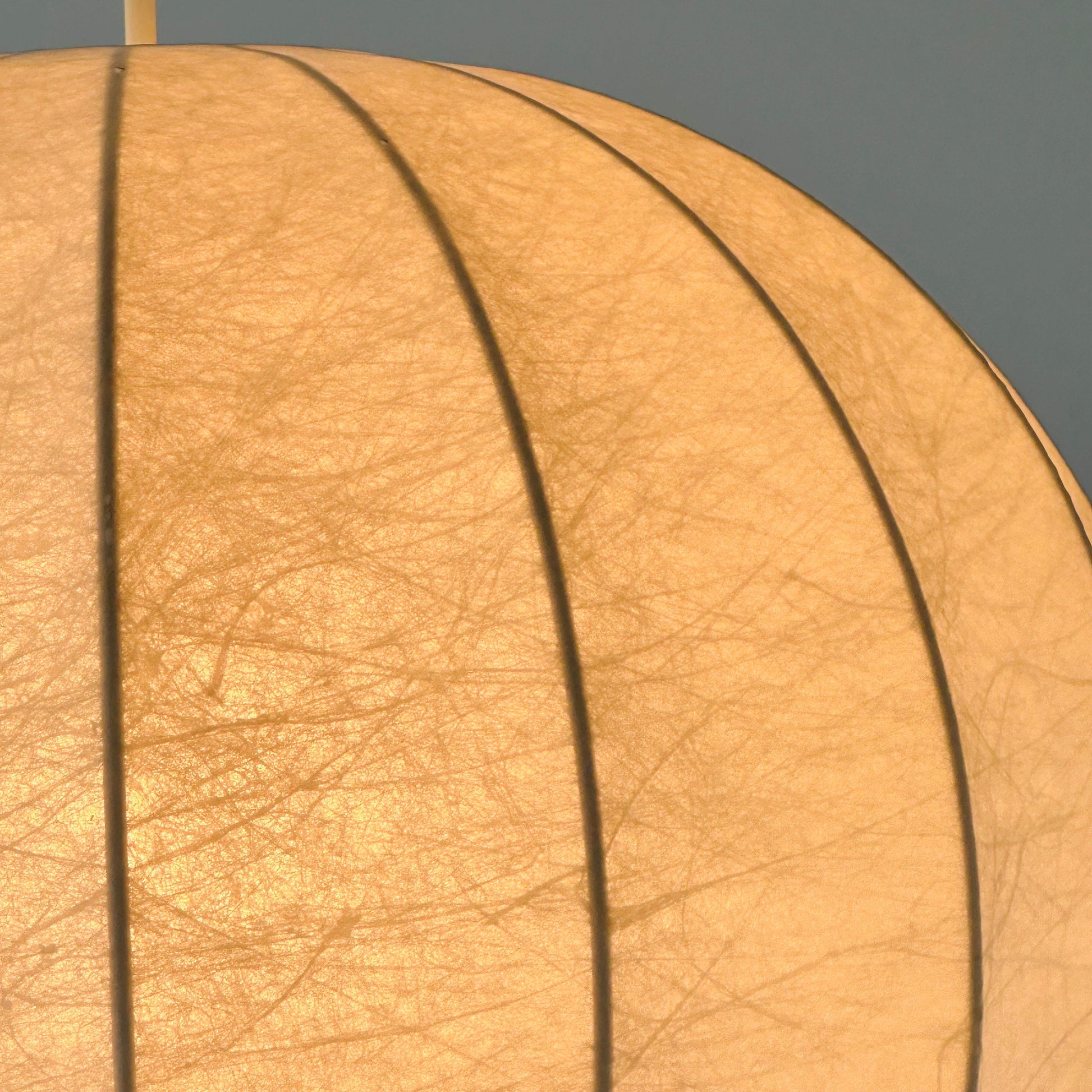 Mid century Cocoon Round Italian pendant light cocoon pendant lamp by Achille Castiglioni , 1960s