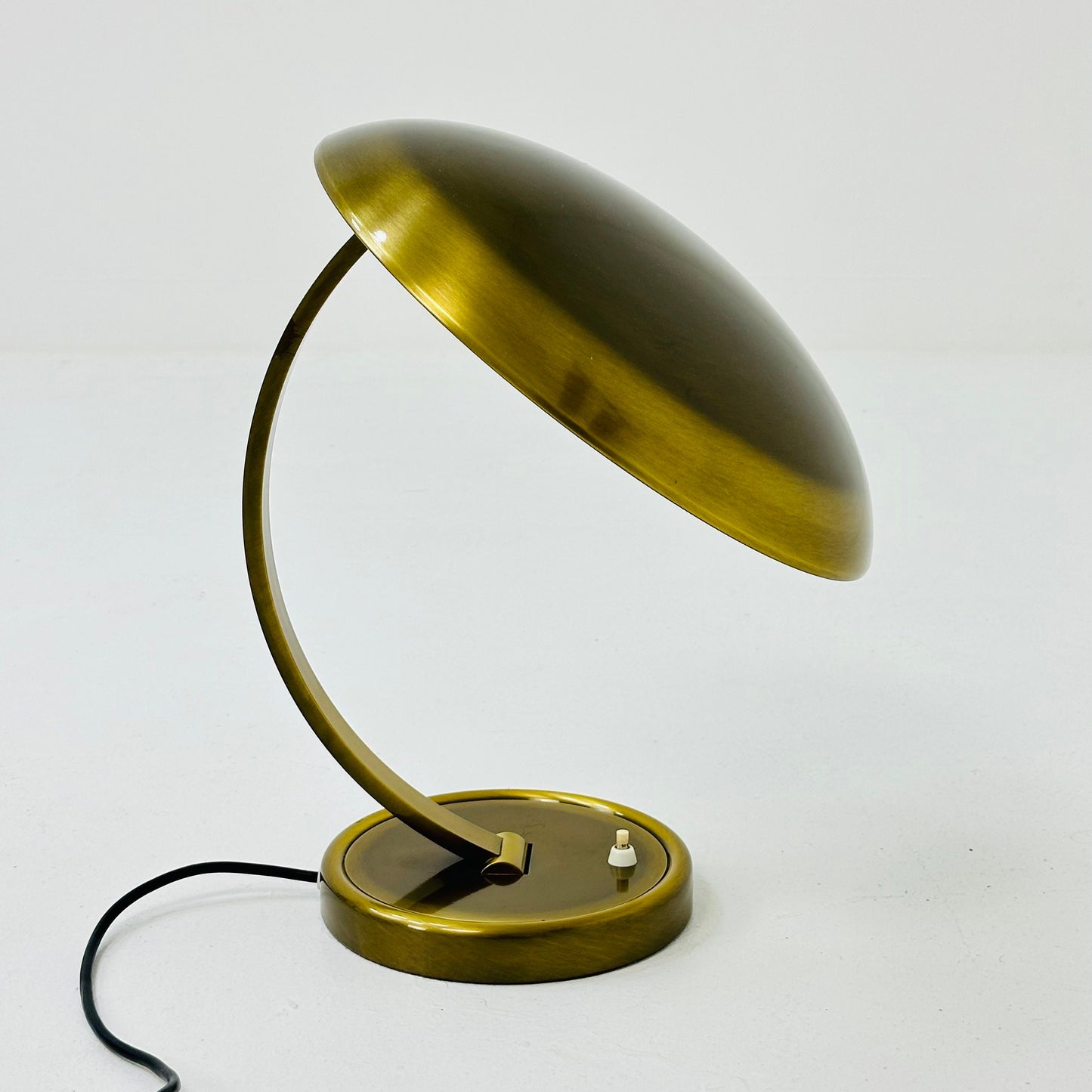 Bauhaus Brass Model 6751 Desk Lamp by Christian Dell for Kaiser Leuchten, 1950s
