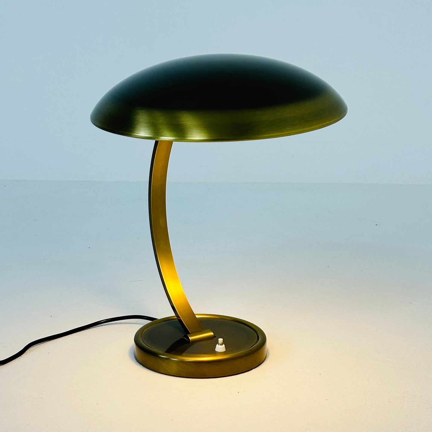 Bauhaus Brass Model 6751 Desk Lamp by Christian Dell for Kaiser Leuchten, 1950s