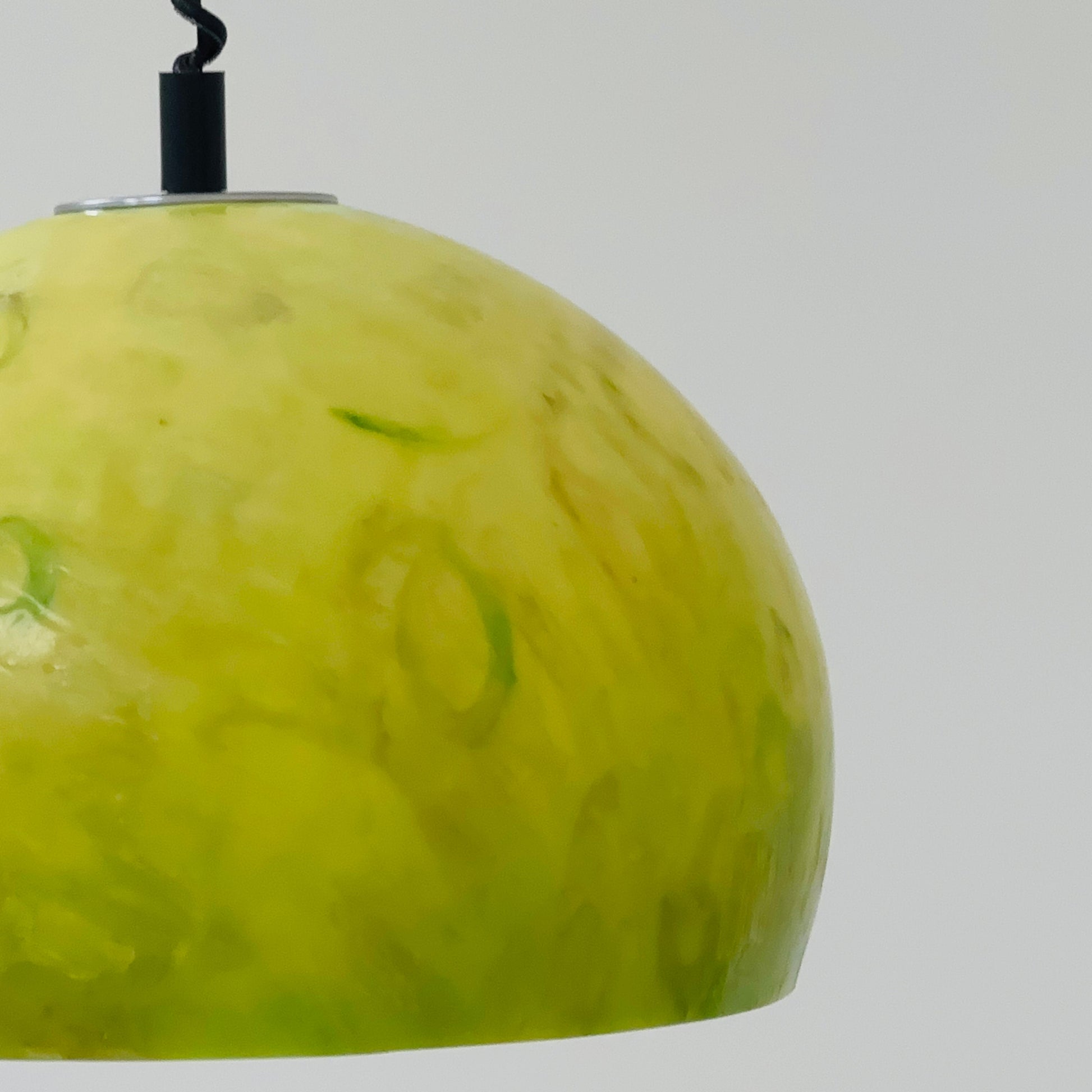 space age pendant lamp by Harvey Guzzini for Meblo Italy 1980s
