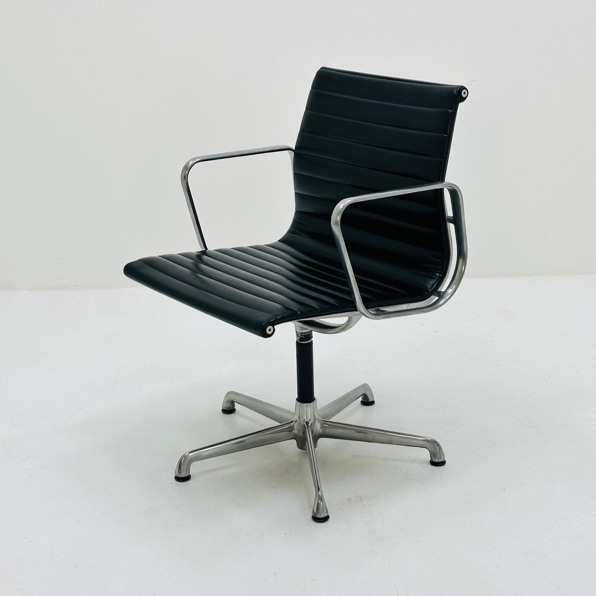 1 of 2 Charles & Ray Eames office /desk Chairs with Arms by ICF Italy 1980s
