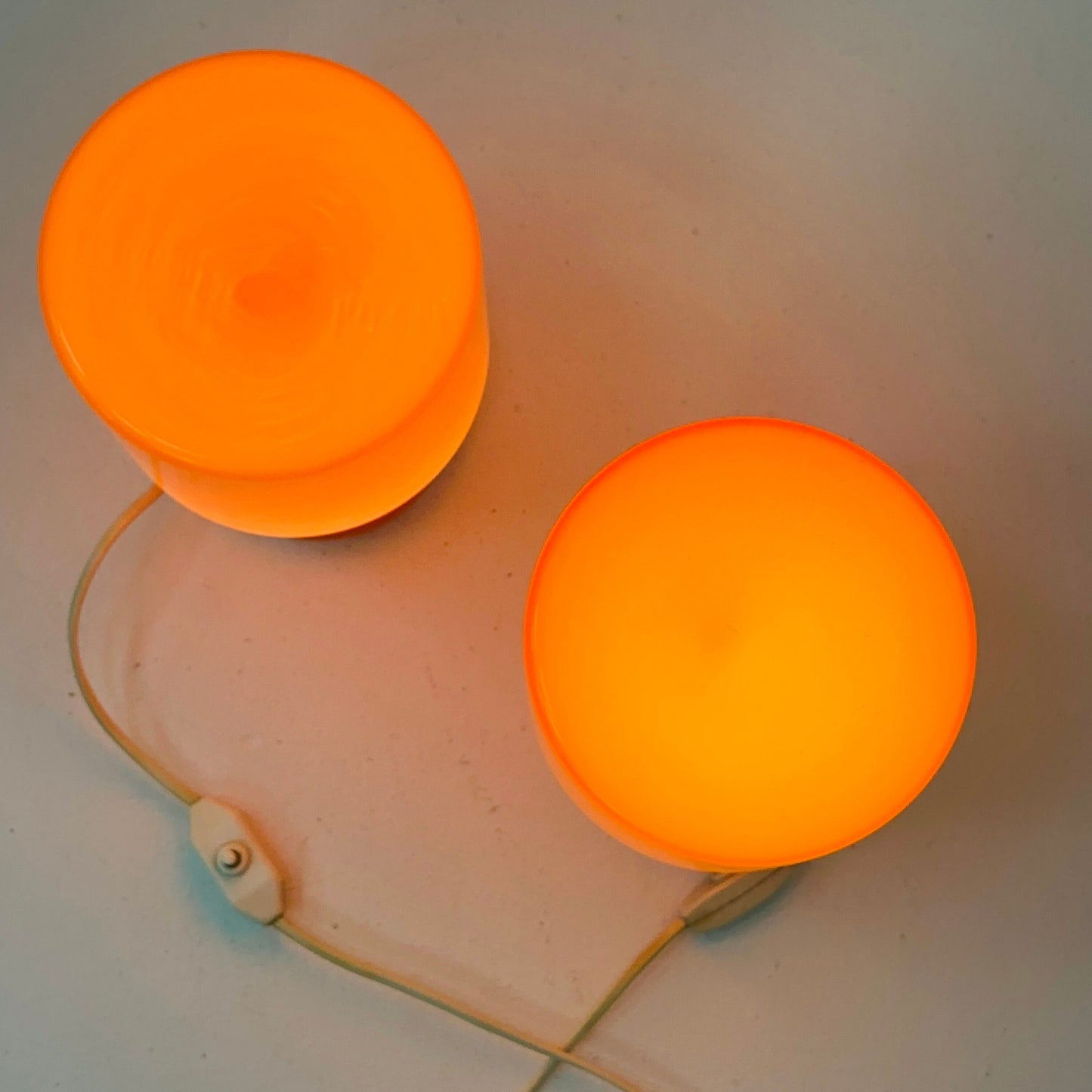 Mid-Century Opaline Glass Table Lamps by Stefan Tabery for OPP Jihlava, 1960s