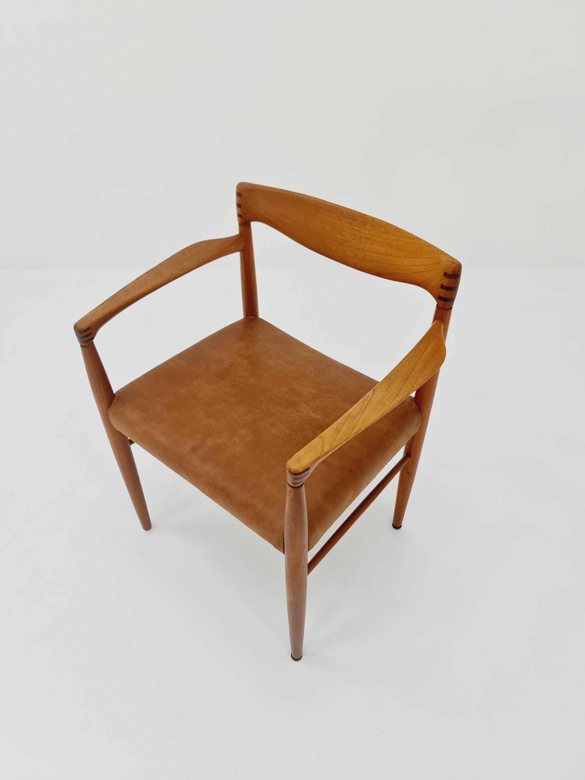 Rare Teak Armchair By H. W. Klein for Bramin 1960s