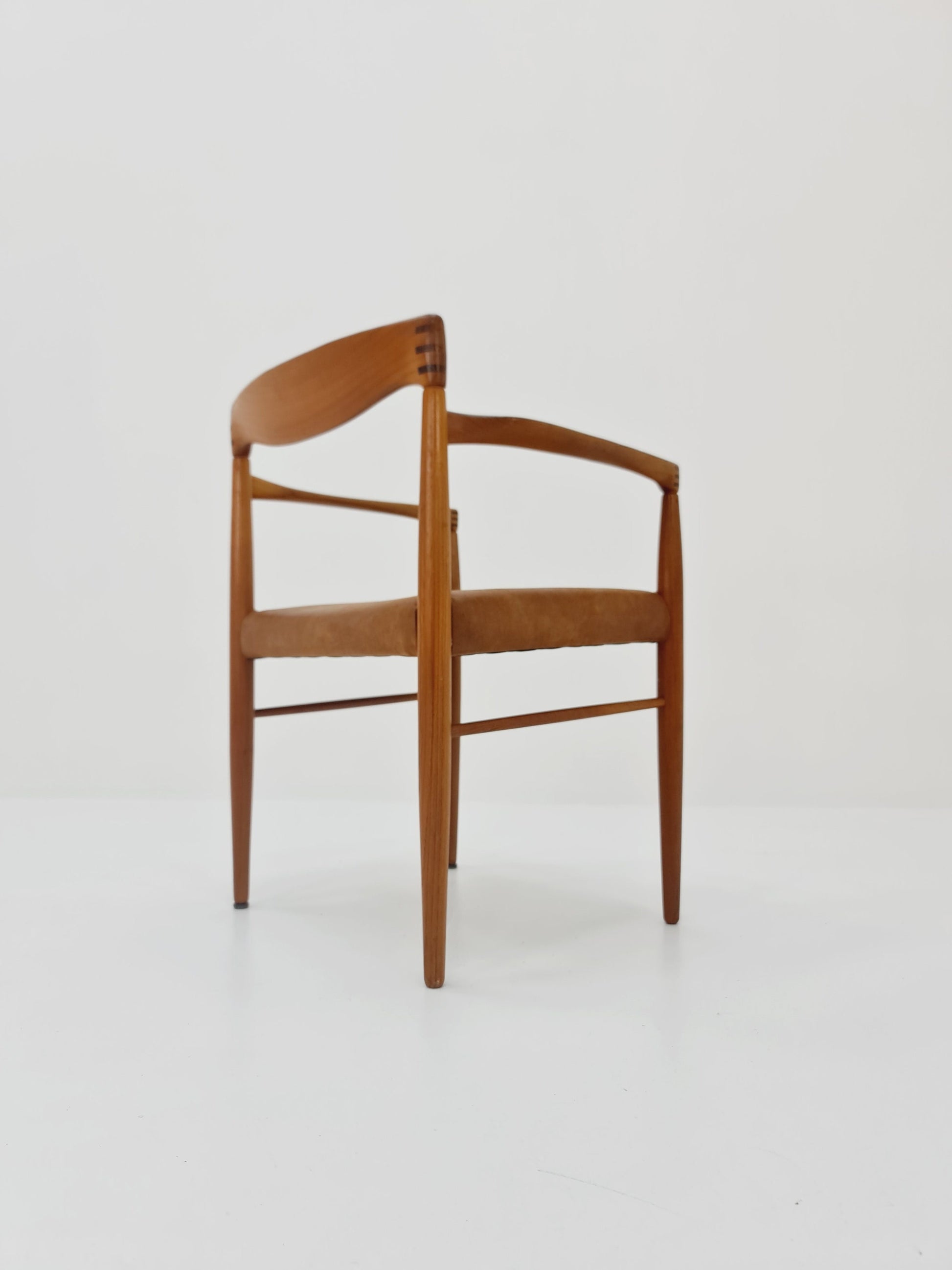 Rare Teak Armchair By H. W. Klein for Bramin 1960s