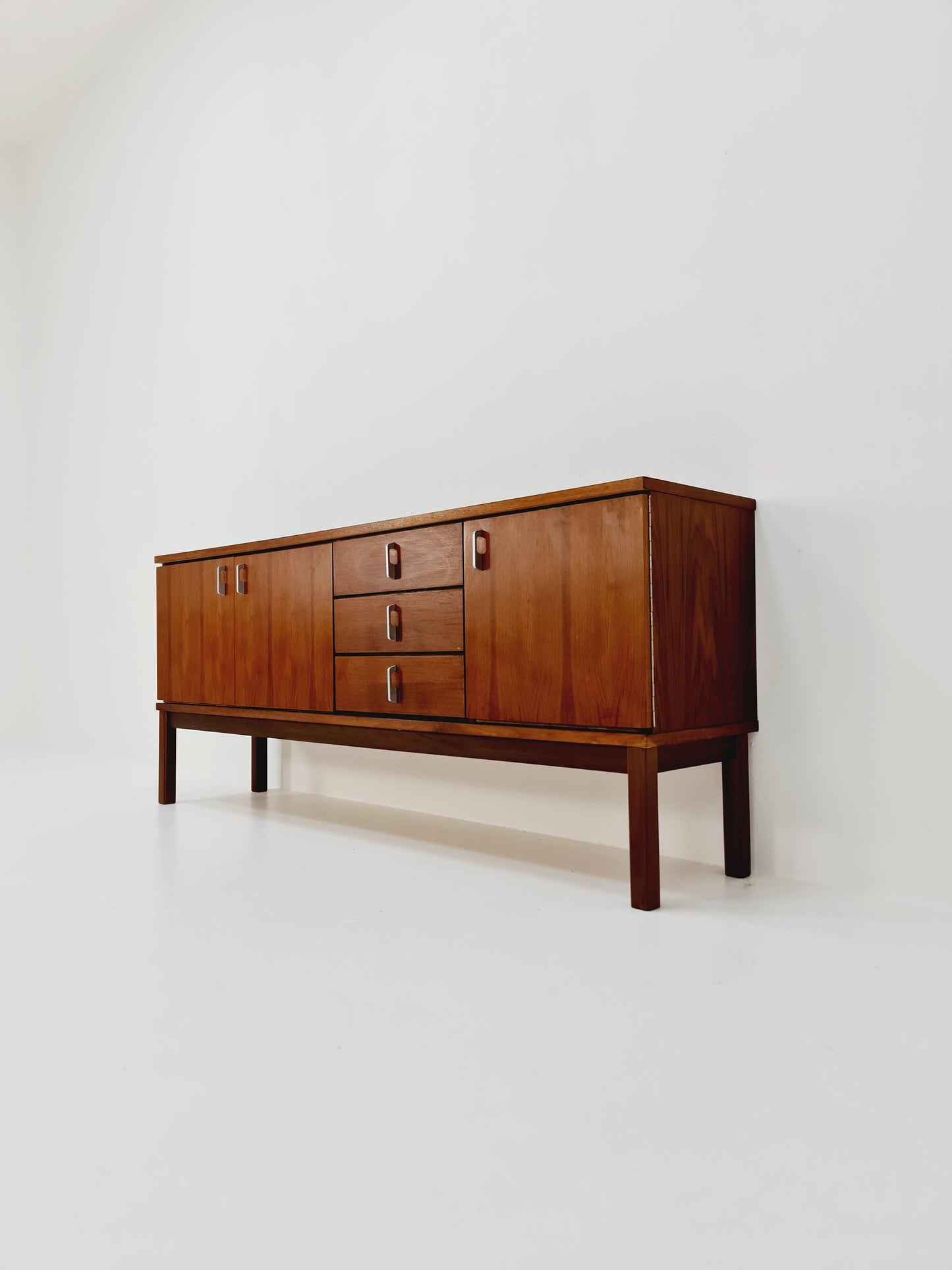 Mid Century Modern German walnut sideboard, 1960s