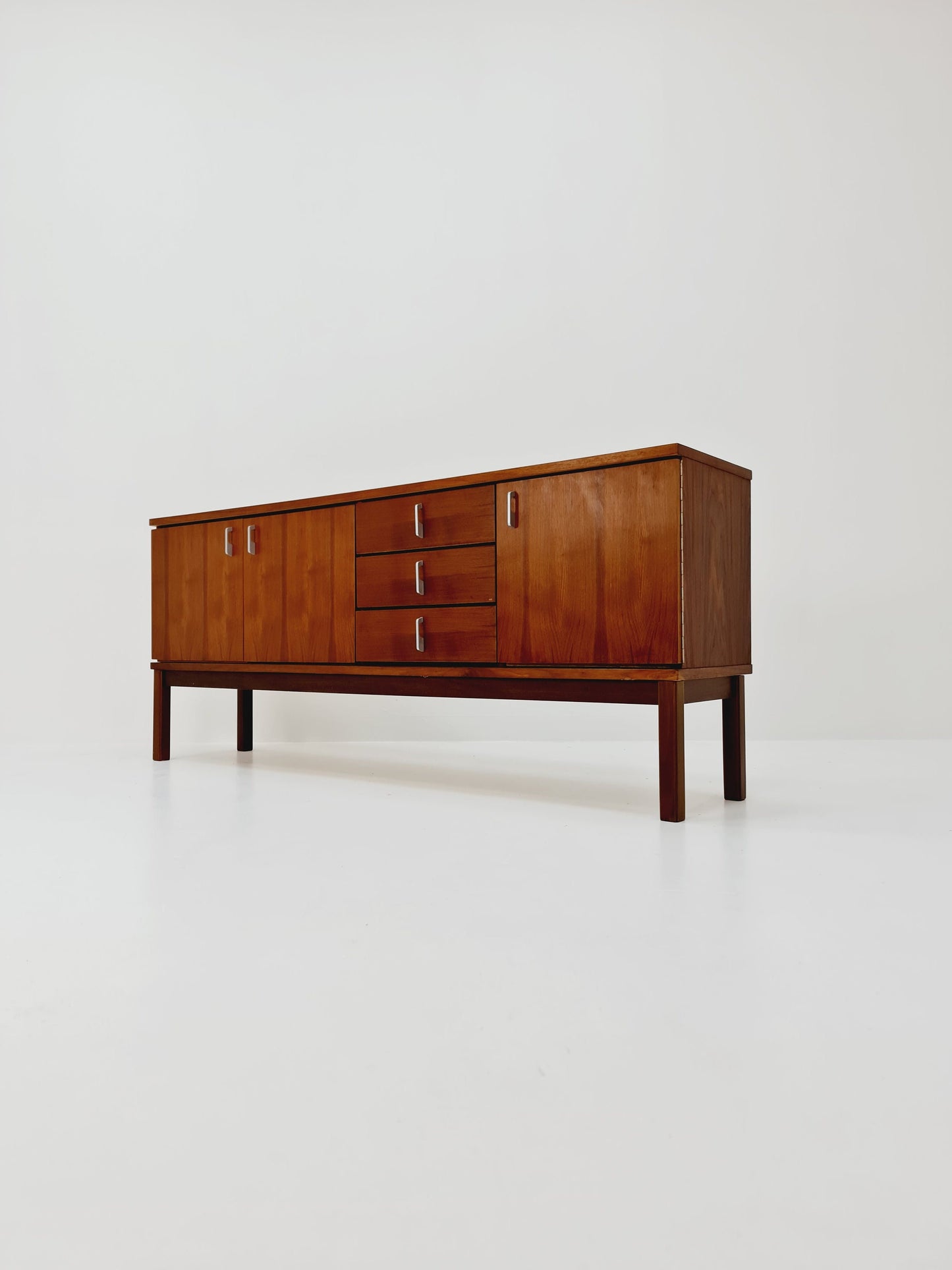 Mid Century Modern German walnut sideboard, 1960s