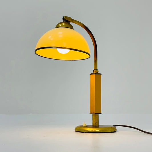 Art Deco Bakelite & Brass Table Lamp, Germany, 1960s