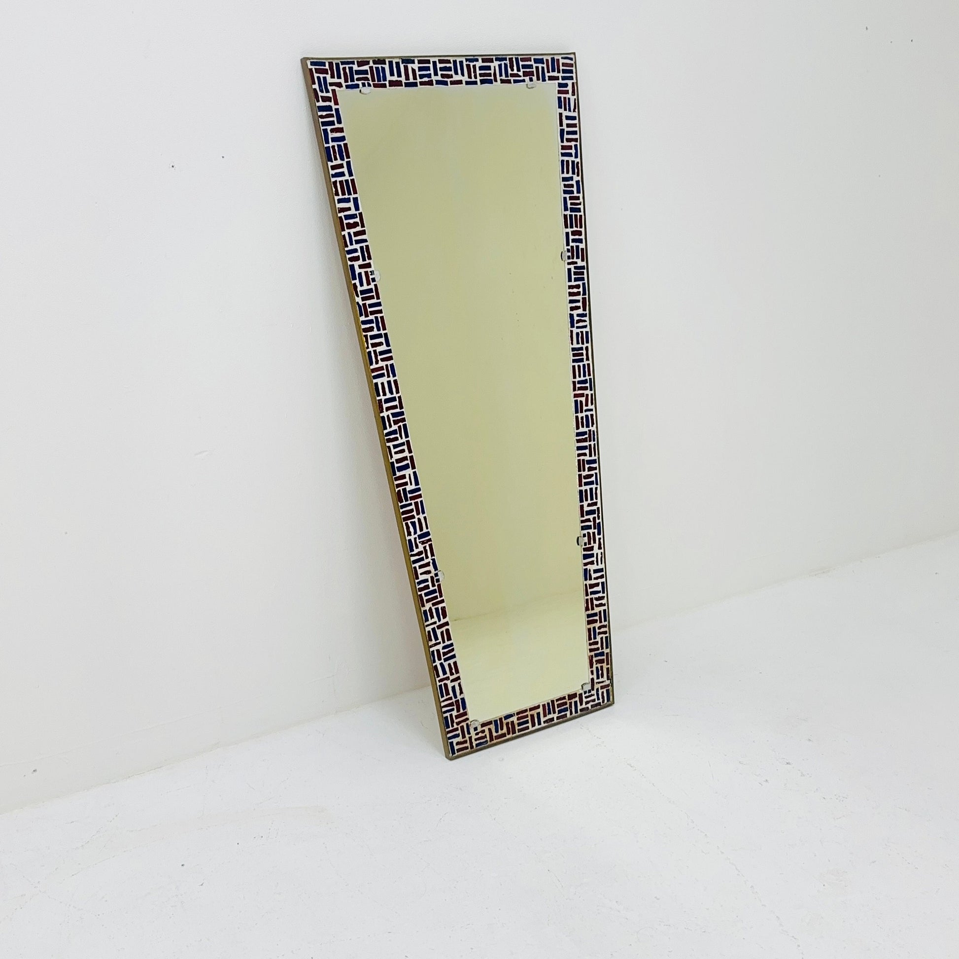 mid century Mosaik XL wall mirror Germany 1960s