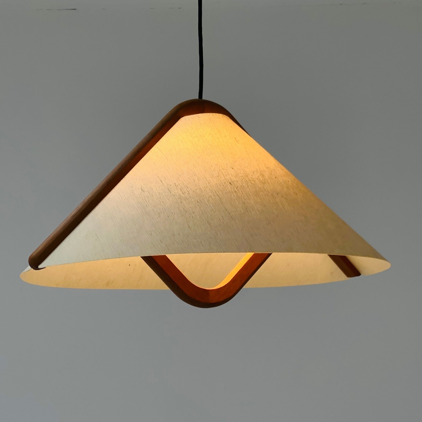 mid century Danish adjustable pendant lamp by DOMUS , 1970S Denmark