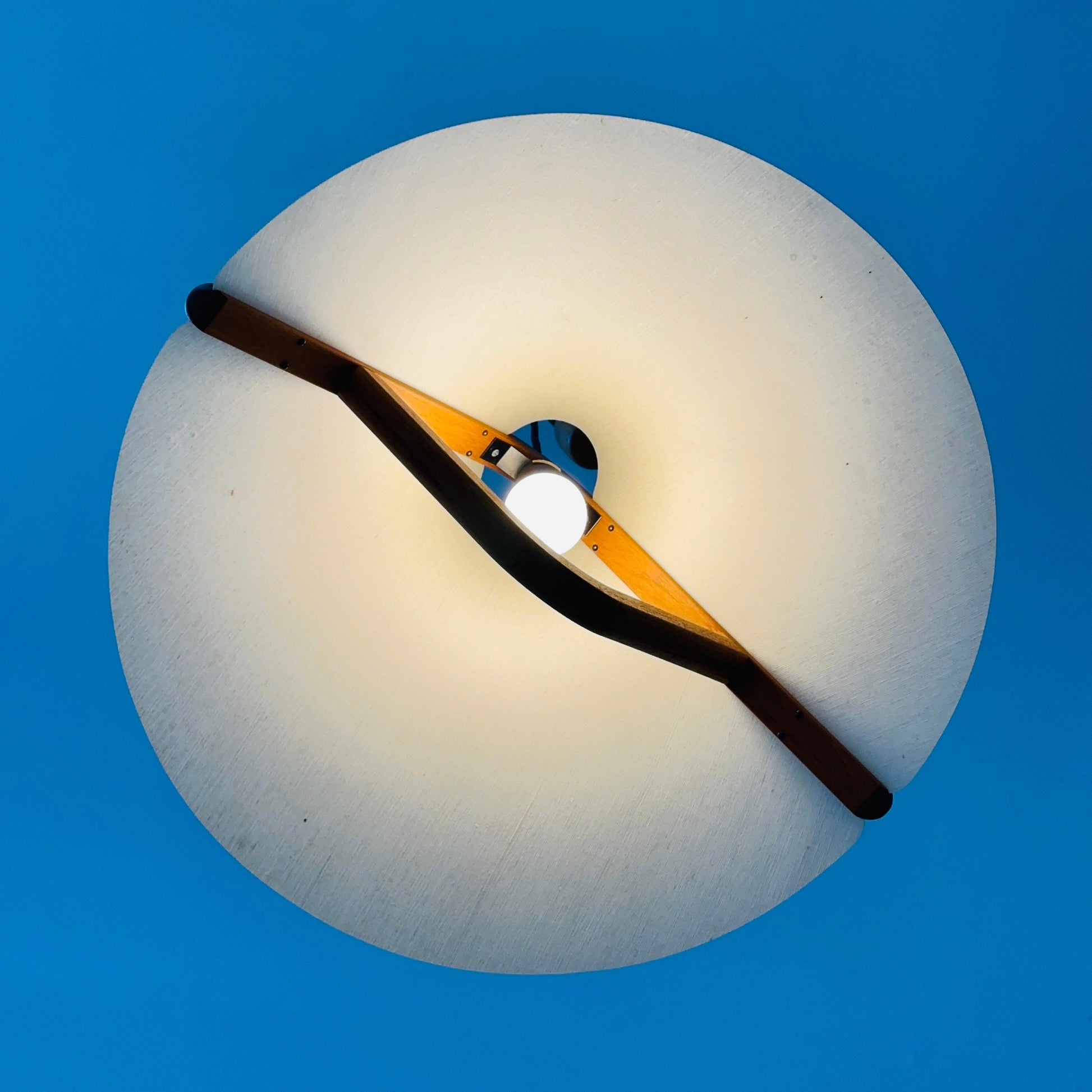 mid century Danish adjustable pendant lamp by DOMUS , 1970S Denmark