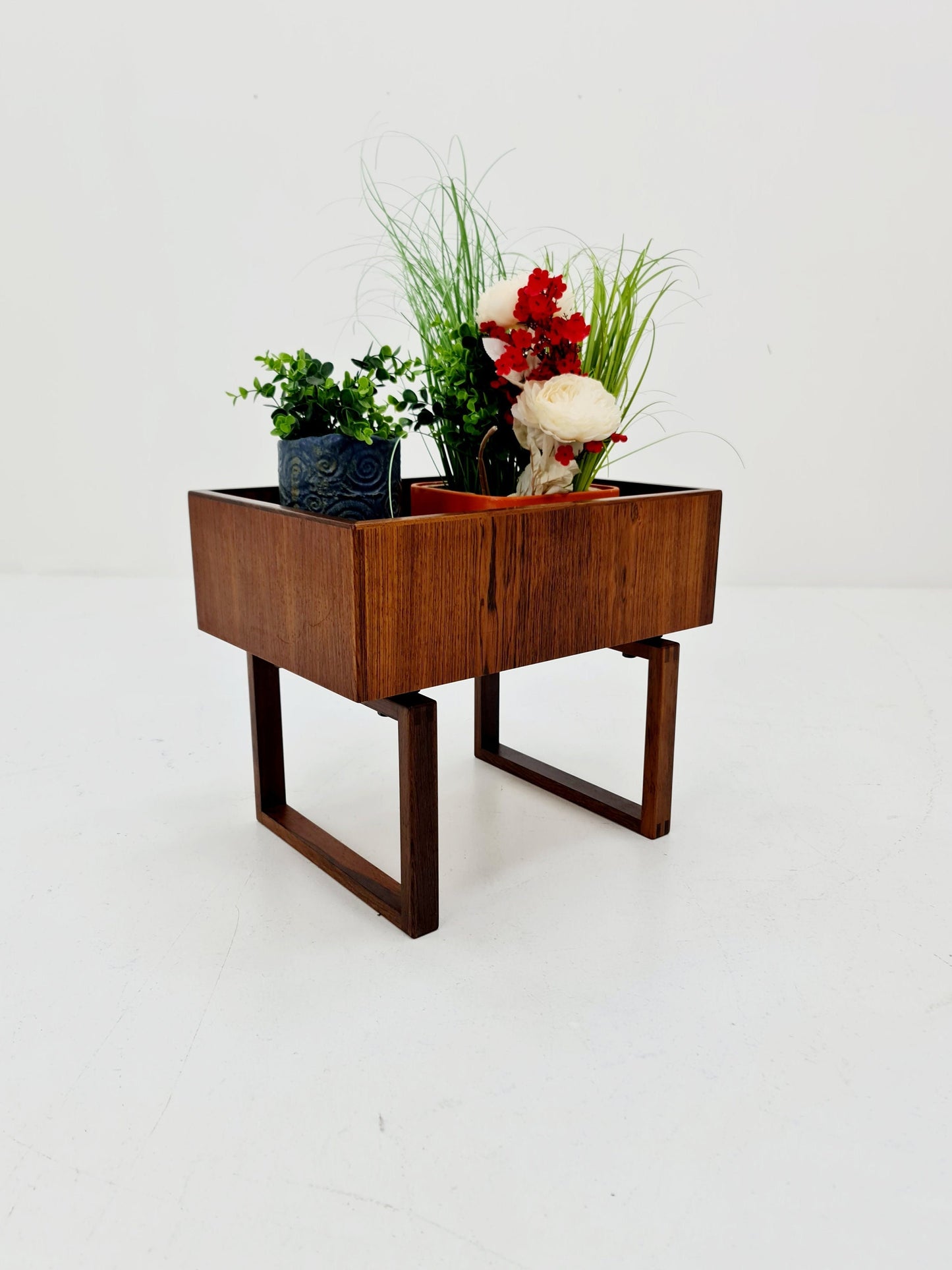 Mid century Danish Planter table By kai Kristiansen For Salin Möbler 1960s