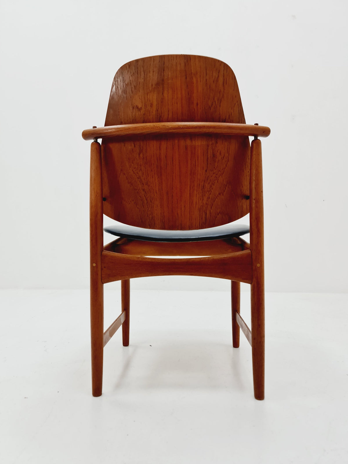Danish teak and leather chair by Arne Vodder for France & Daverkosen, 1960s
