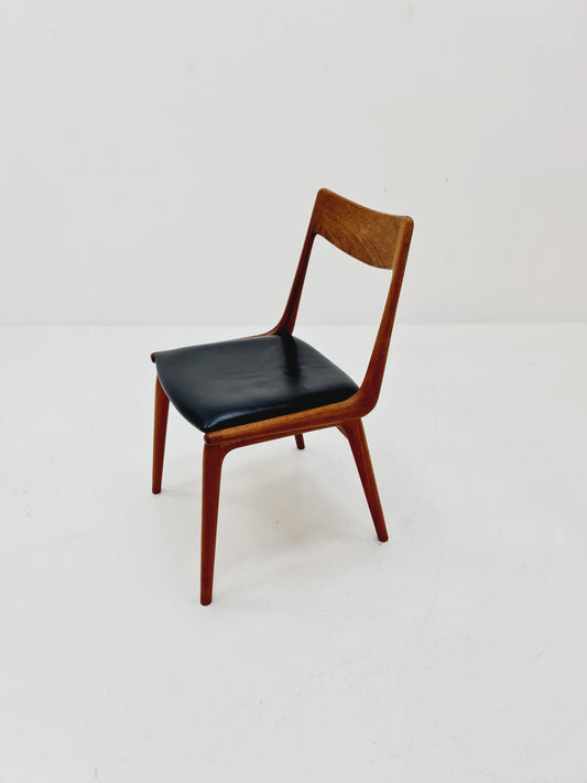 Danish teak dining chair by Alferd christensen for manufacturer slagelse 1950s