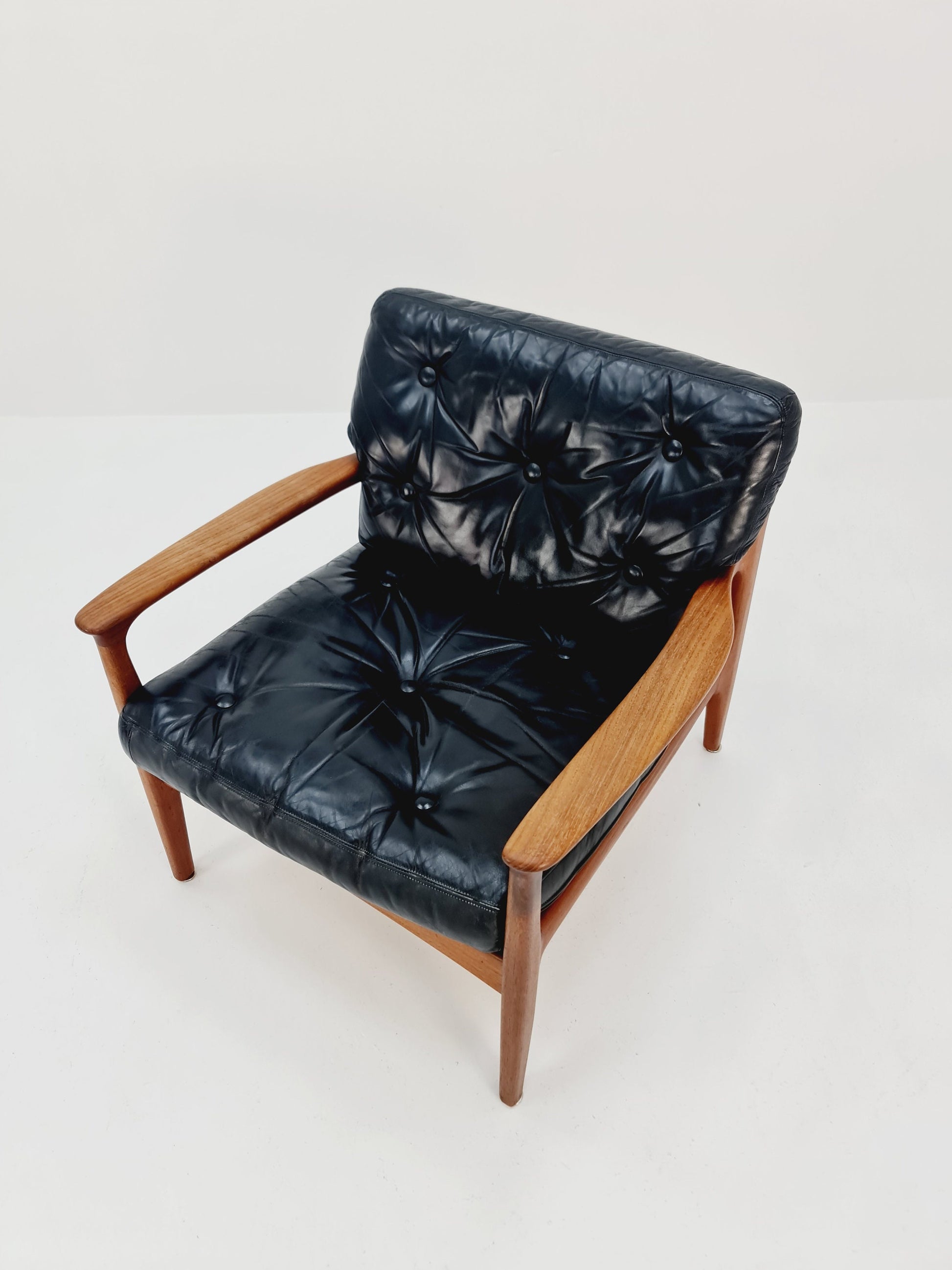 Midcentury Taek easy chairs by Eugen Schmidt for Soloform, Germany, 1960s,