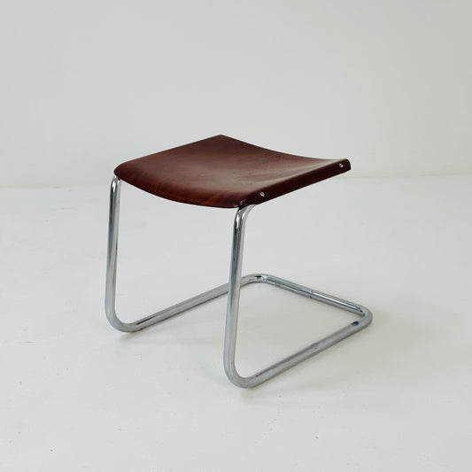 Mid century Bauhaus stool B37 designed by Mart stam for Bremshy 1960s
