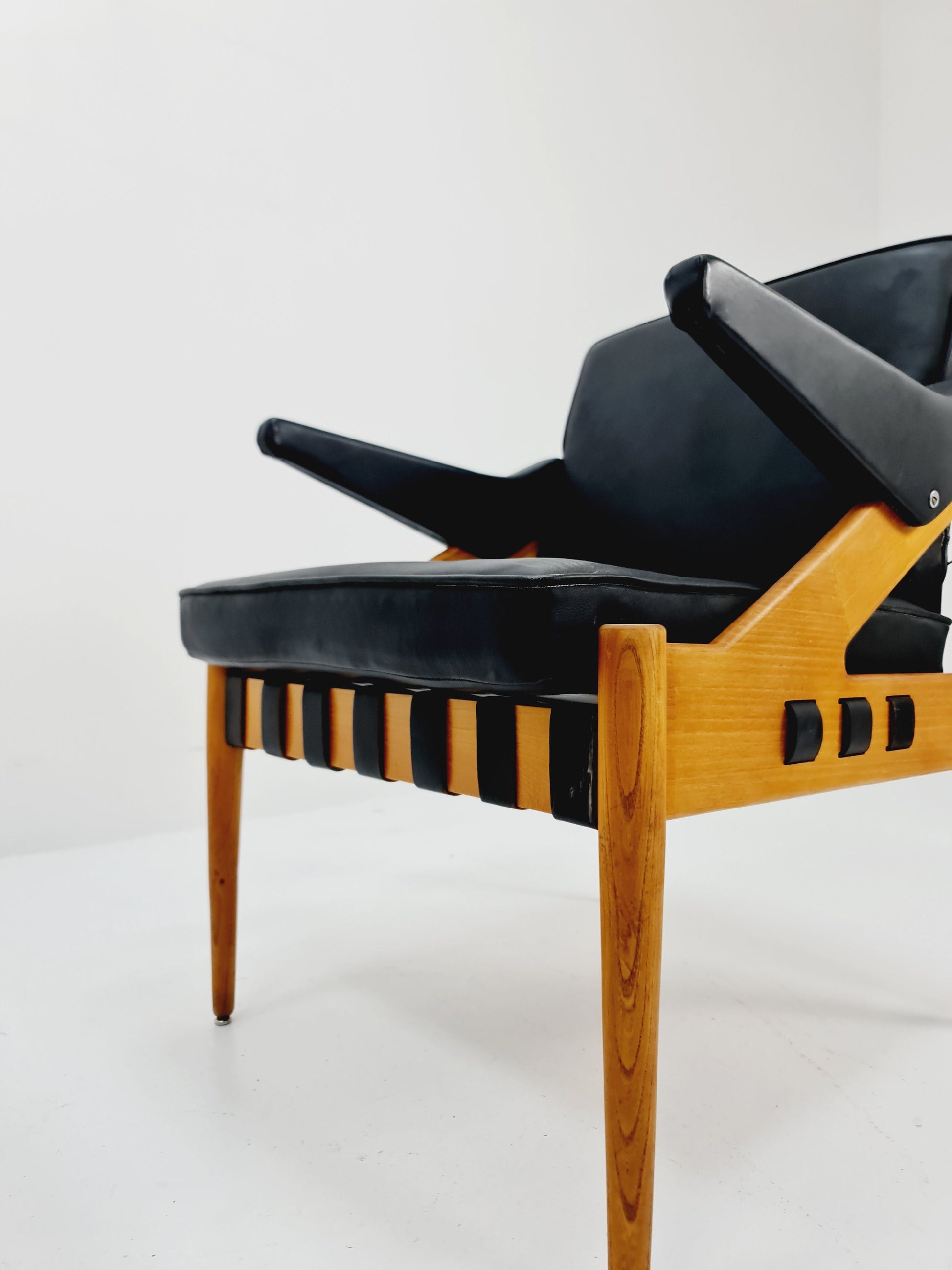 Mid century easy lounge chairs by Egon Eiermann For Wilde & spieth, 1950s, Set of 2