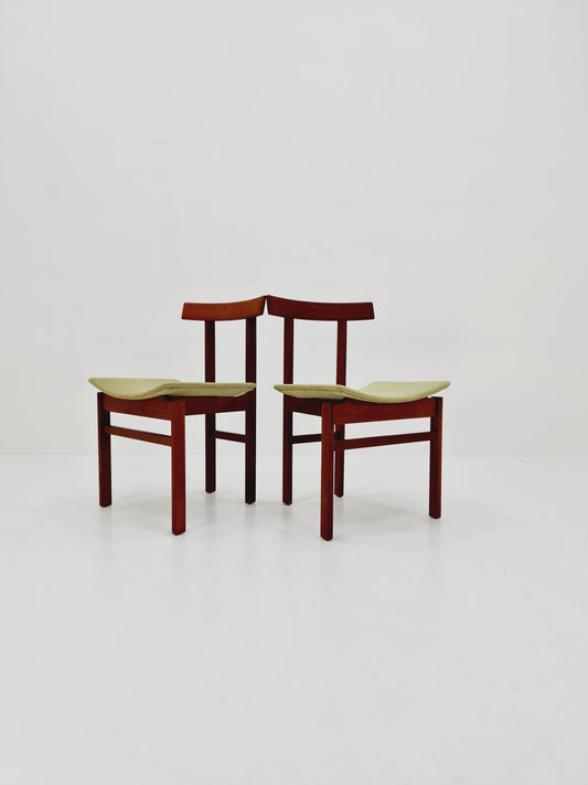Danish Rare Teak Dining chairs By Inger Klingenberg For France & Son Model 193 ,1960s