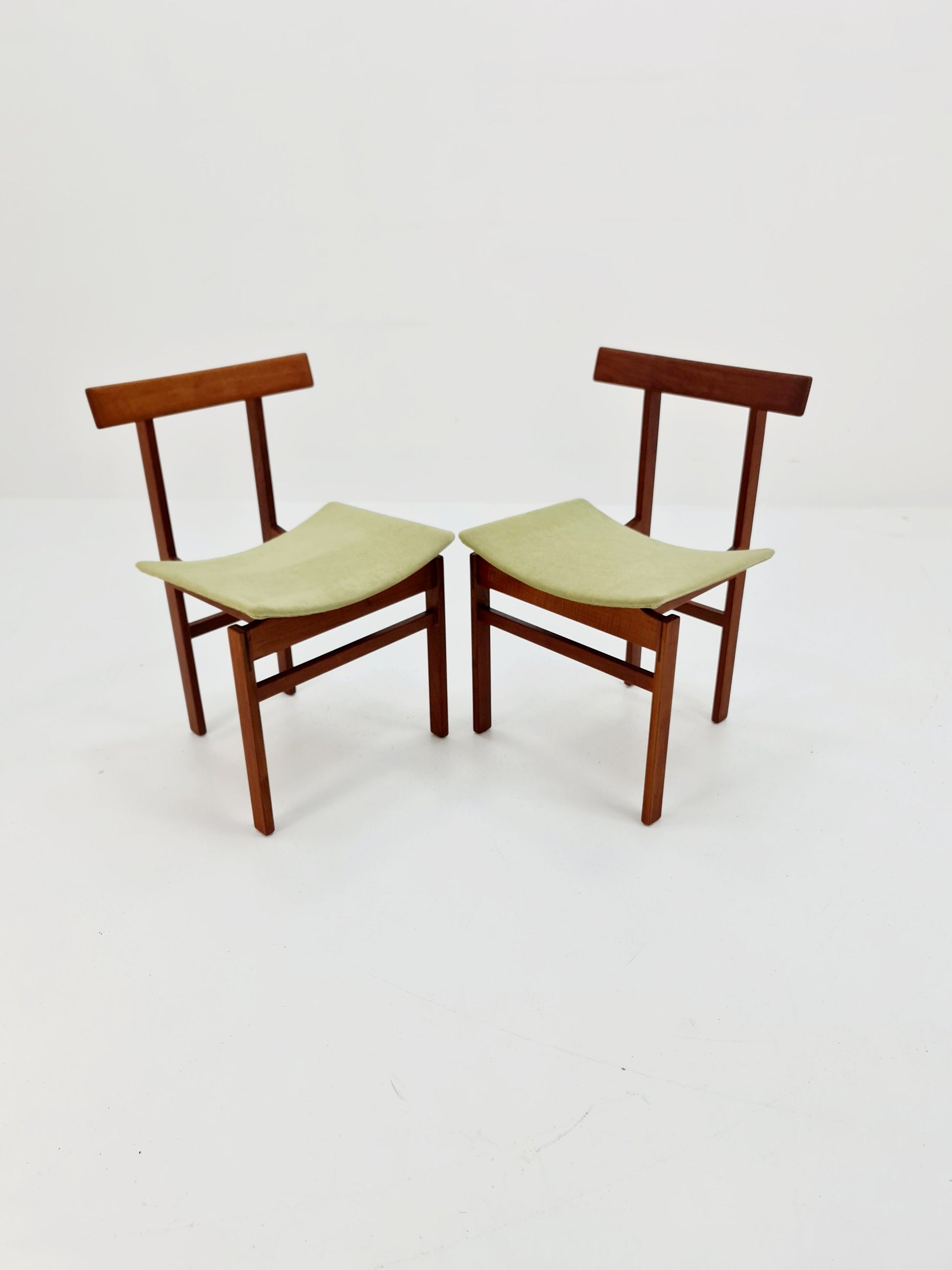 Danish Rare Teak Dining chairs By Inger Klingenberg For France & Son Model 193 ,1960s