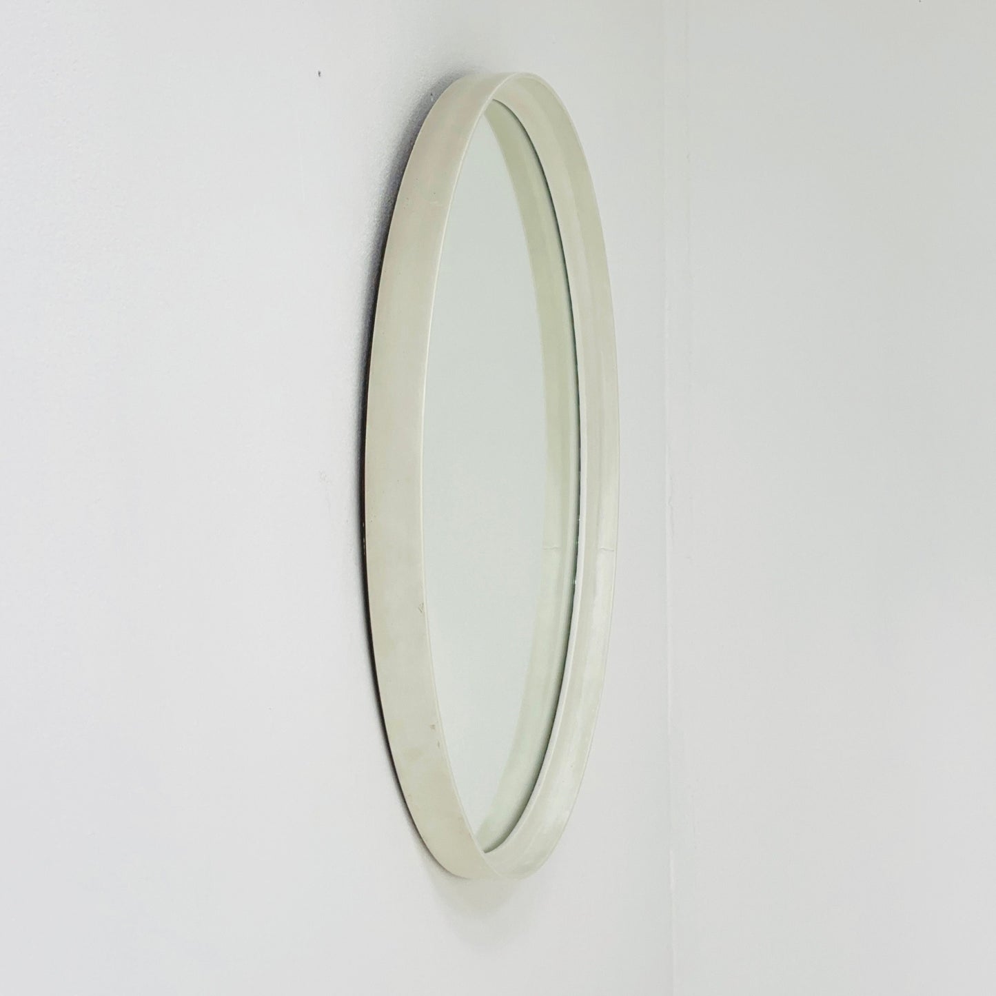 Space Age \Mid-Century Round Mirrror, 1970s