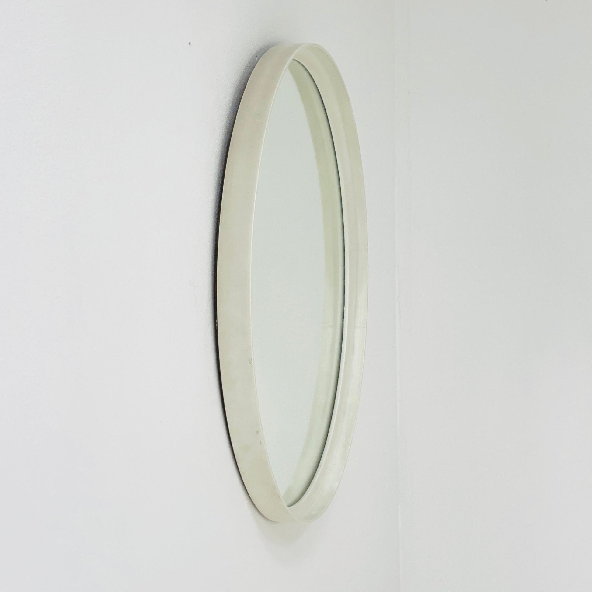 Space Age \Mid-Century Round Mirrror, 1970s