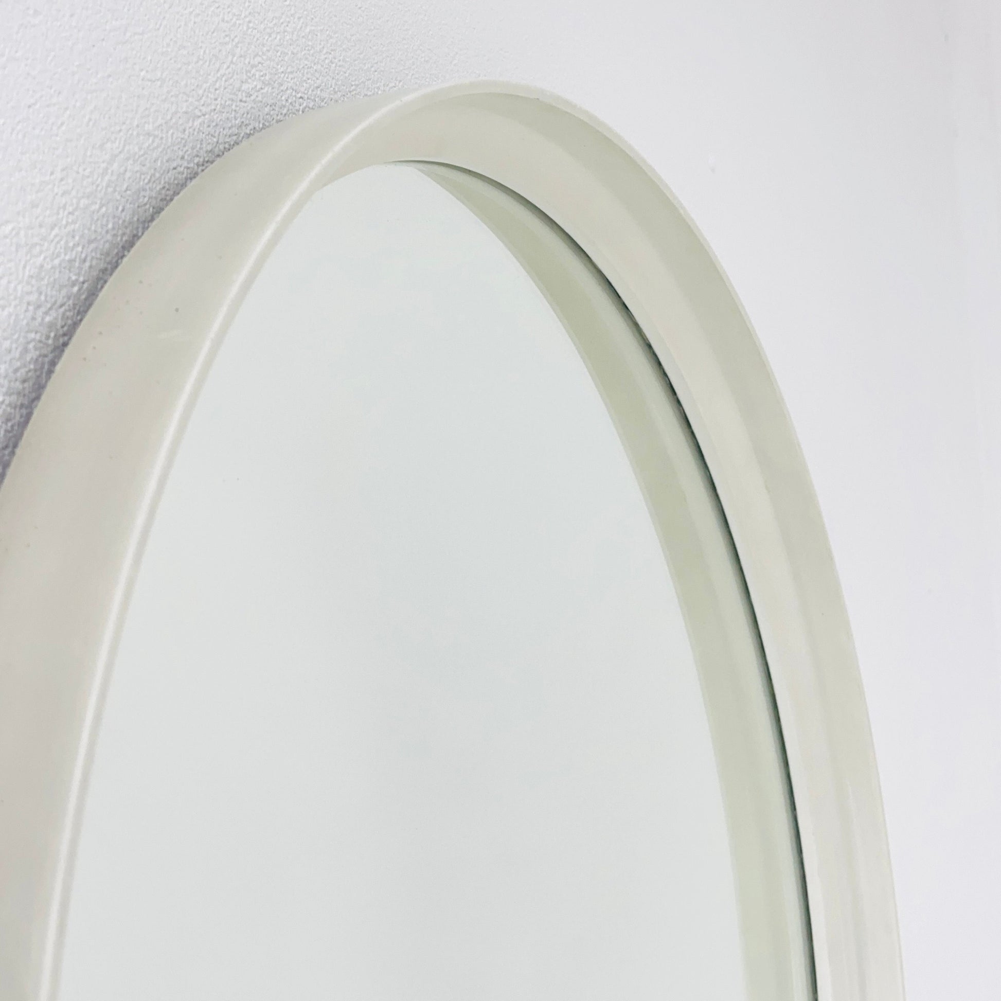 Space Age \Mid-Century Round Mirrror, 1970s