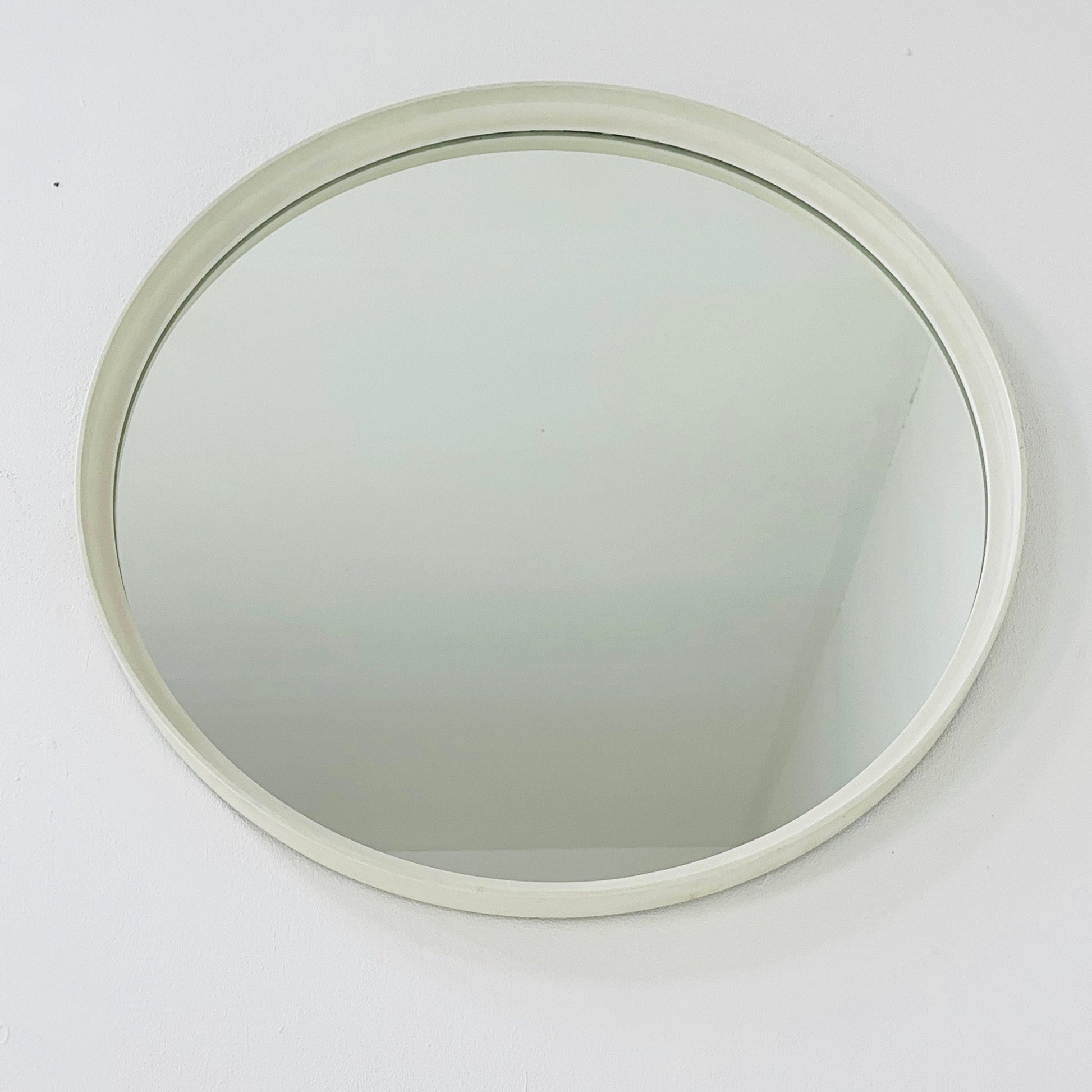 Space Age \Mid-Century Round Mirrror, 1970s