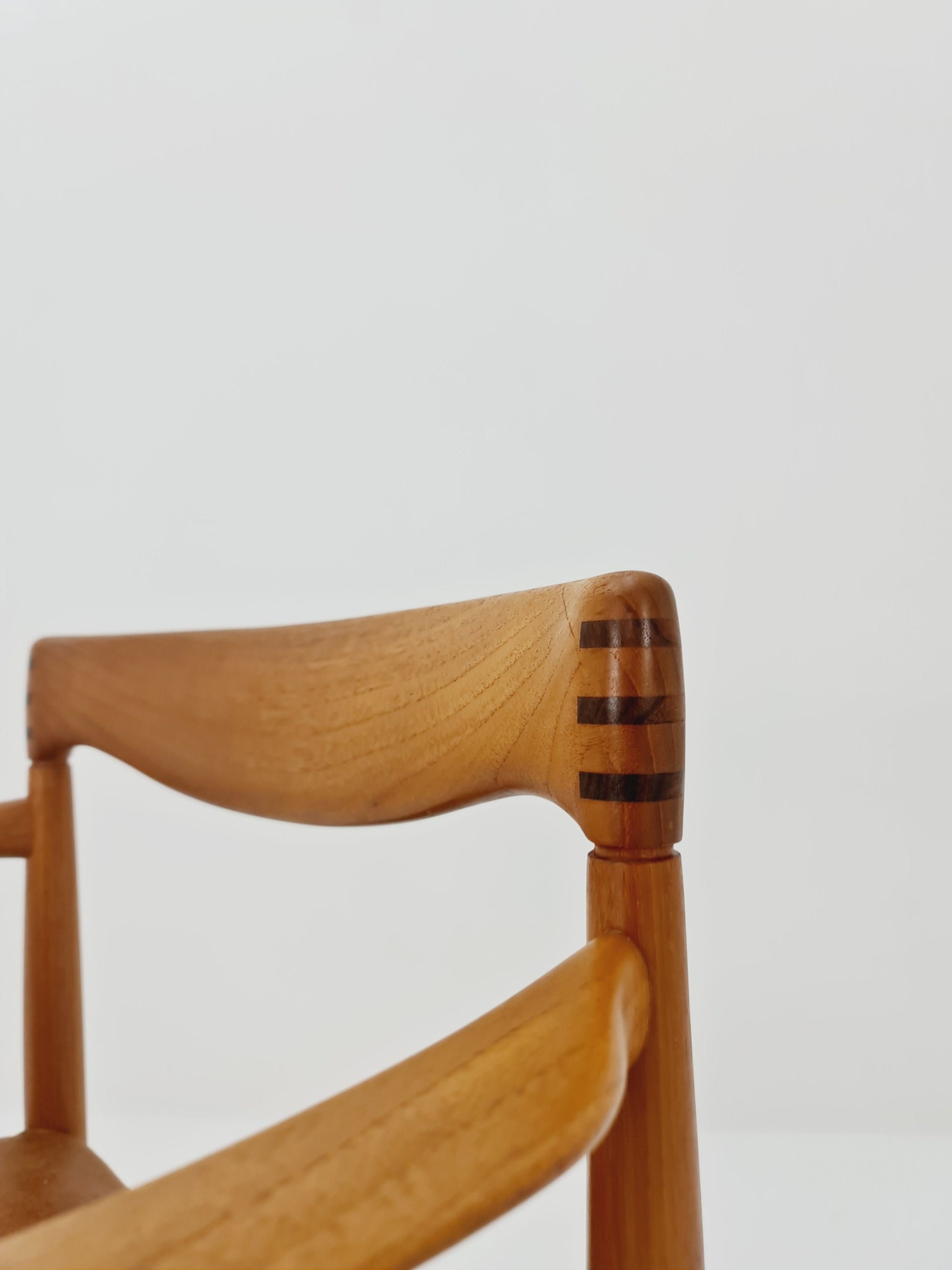 Rare Teak Armchair By H. W. Klein for Bramin 1960s