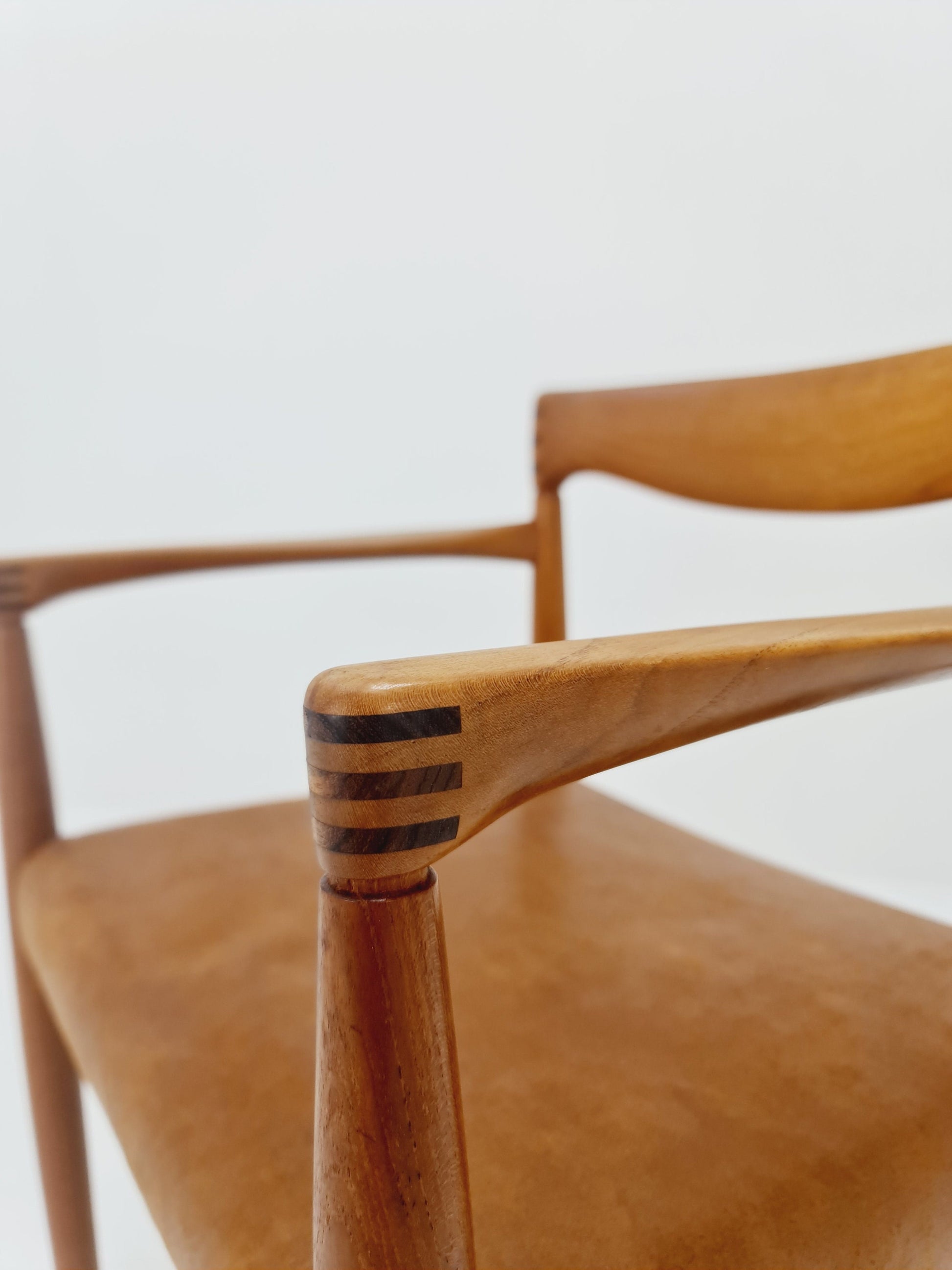 Rare Teak Armchair By H. W. Klein for Bramin 1960s
