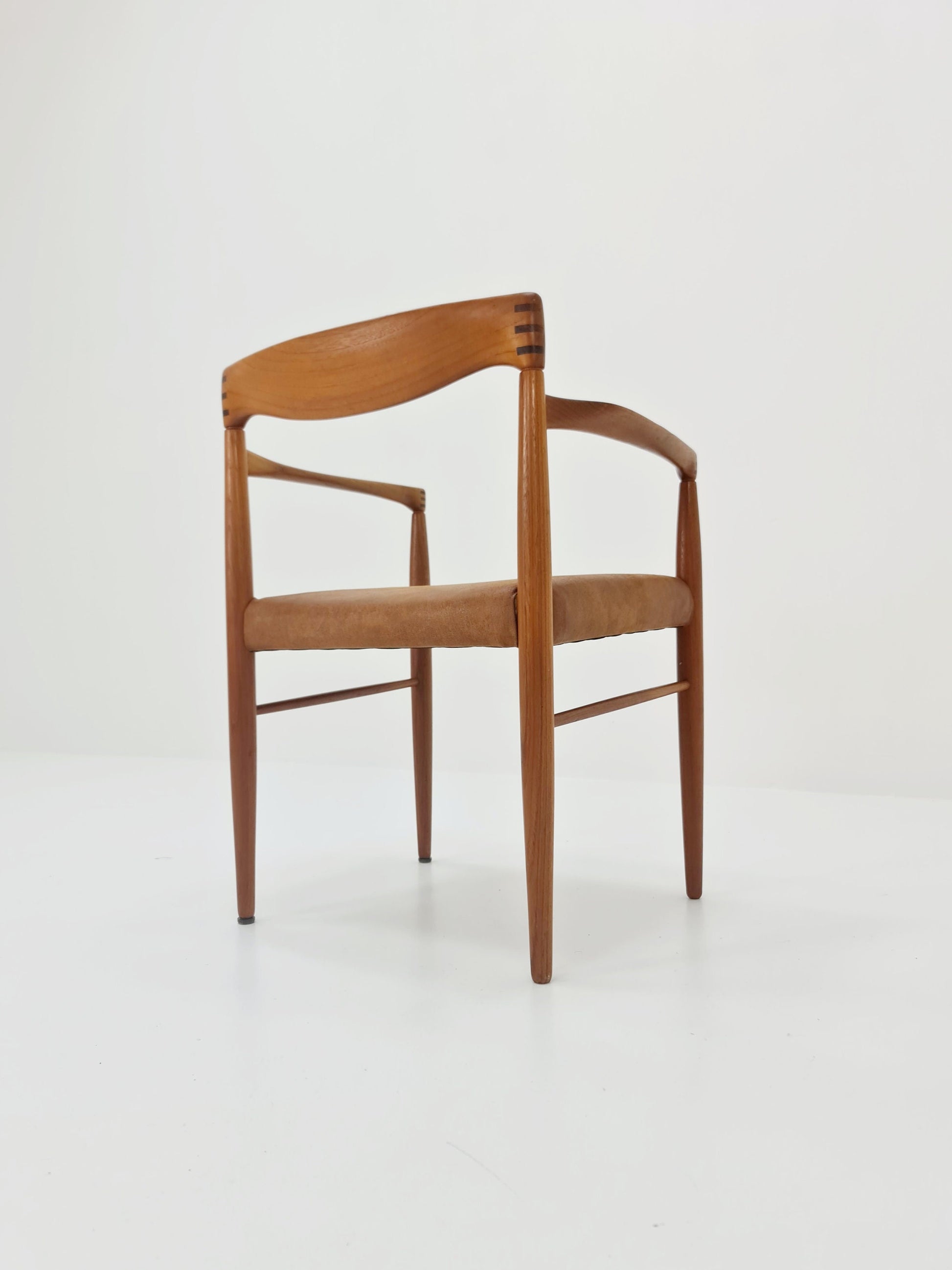 Rare Teak Armchair By H. W. Klein for Bramin 1960s
