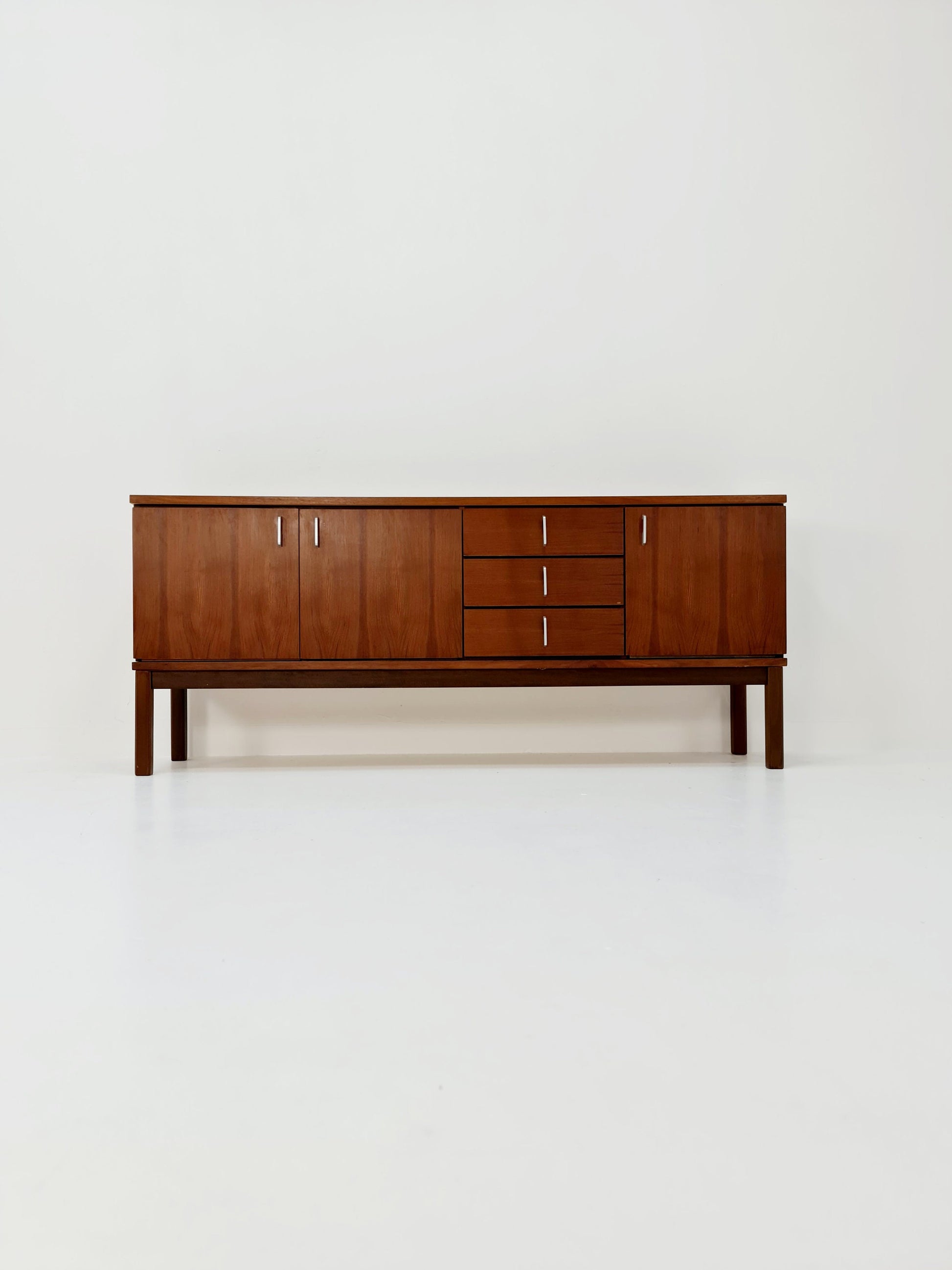 Mid Century Modern German walnut sideboard, 1960s